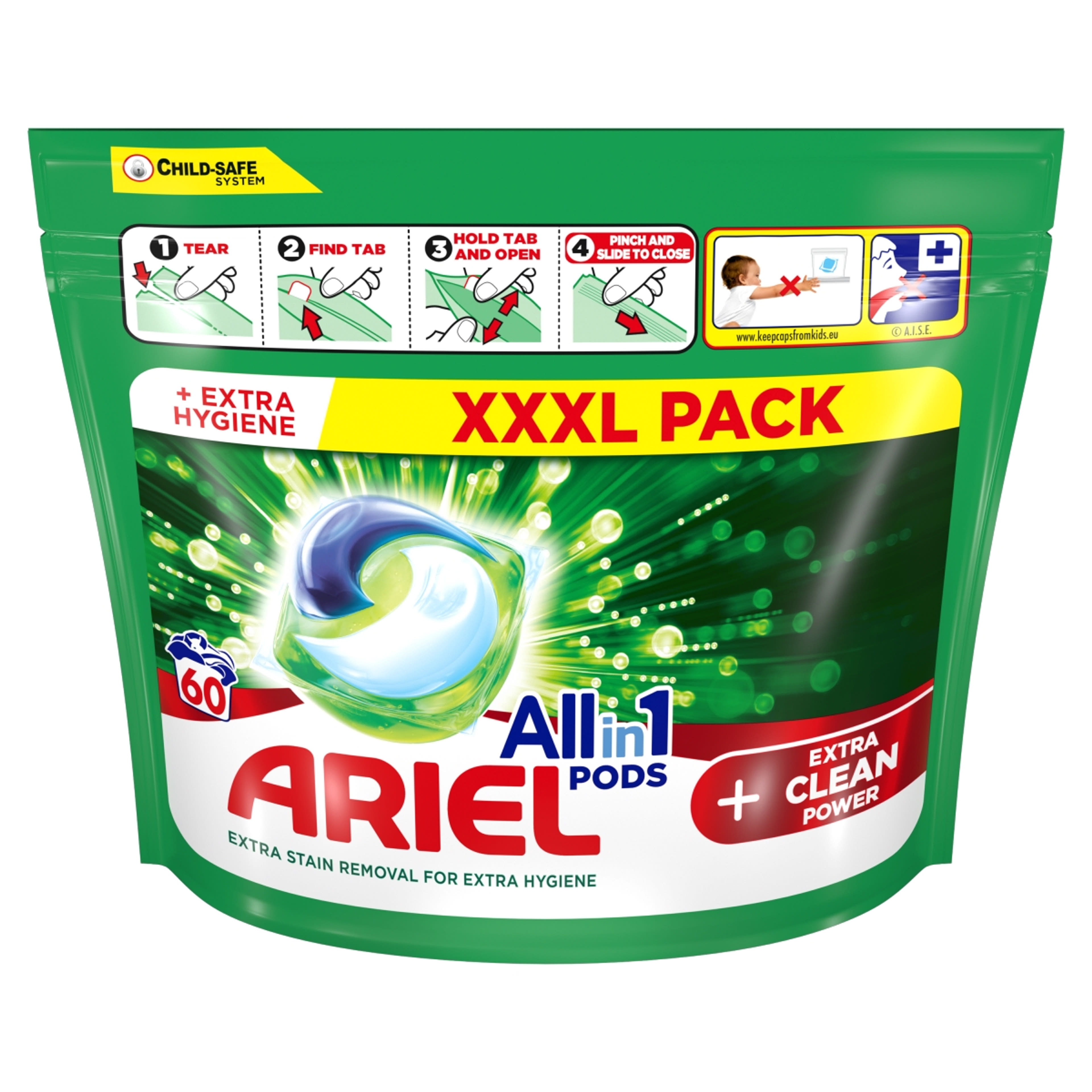 Ariel kapszula extra clean - 60 db