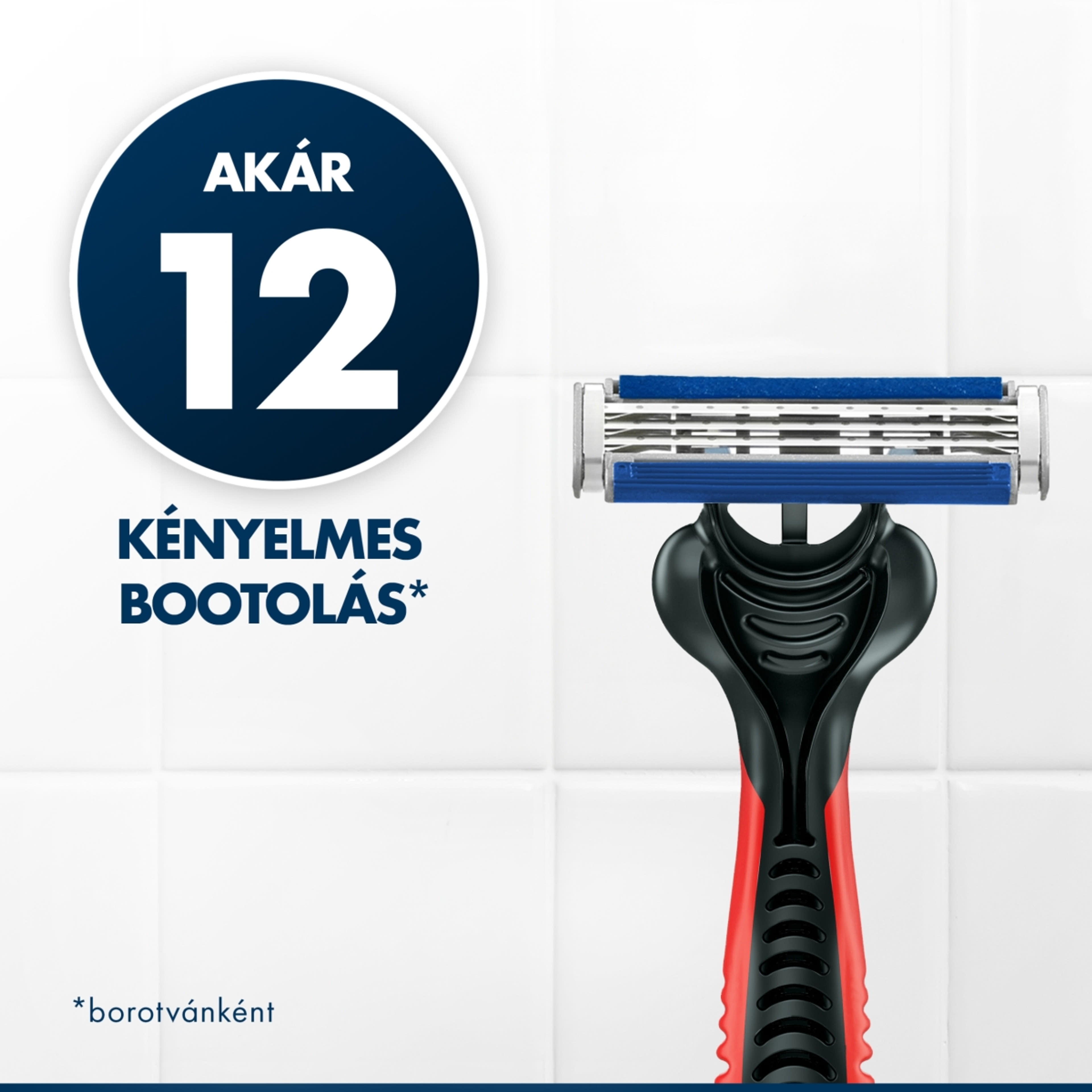 Gillette Blue3 Plus Nitro pótpenge 12 db - 1 db-3