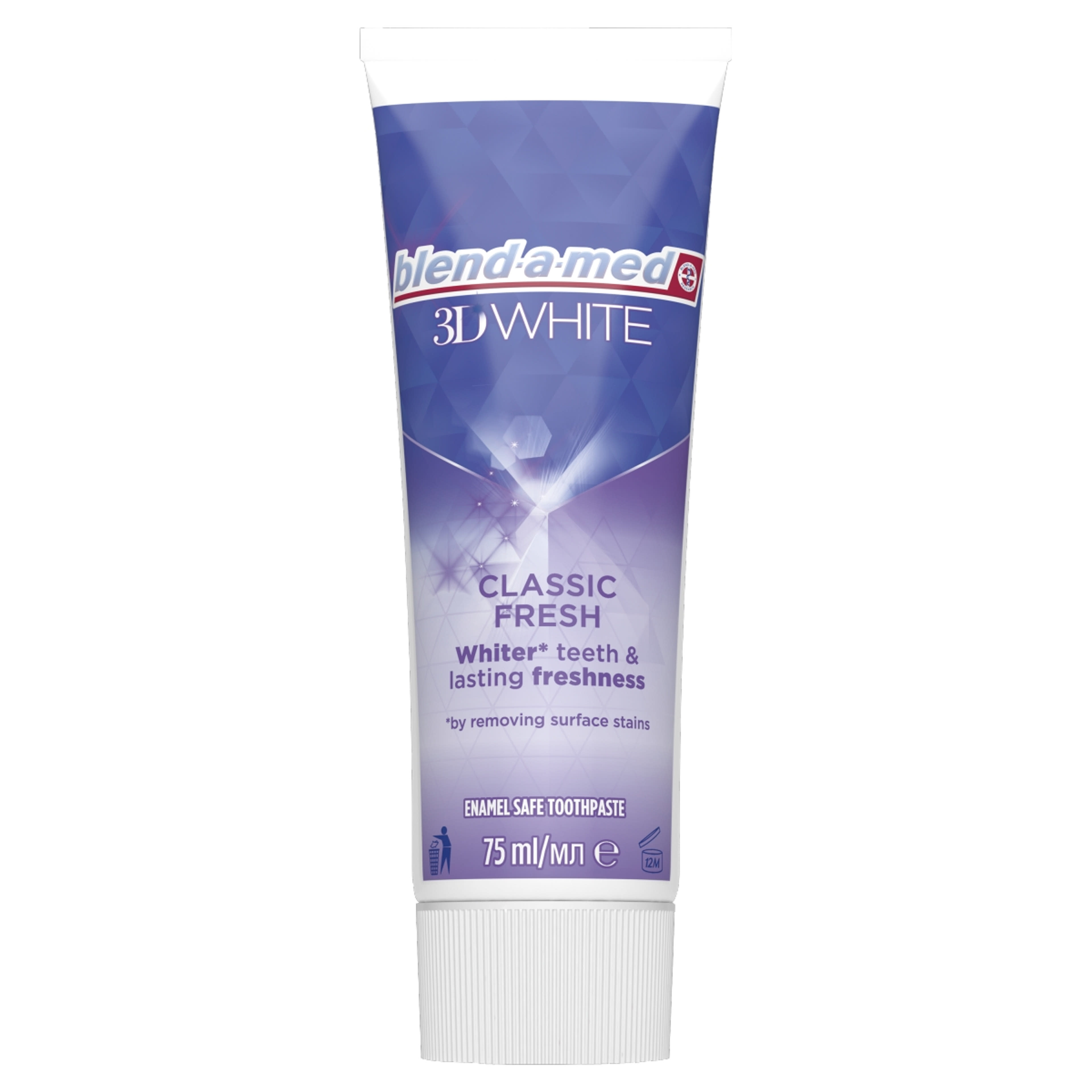 Blend-a-med 3D White Classic Fresh fogkrém - 75 ml-8