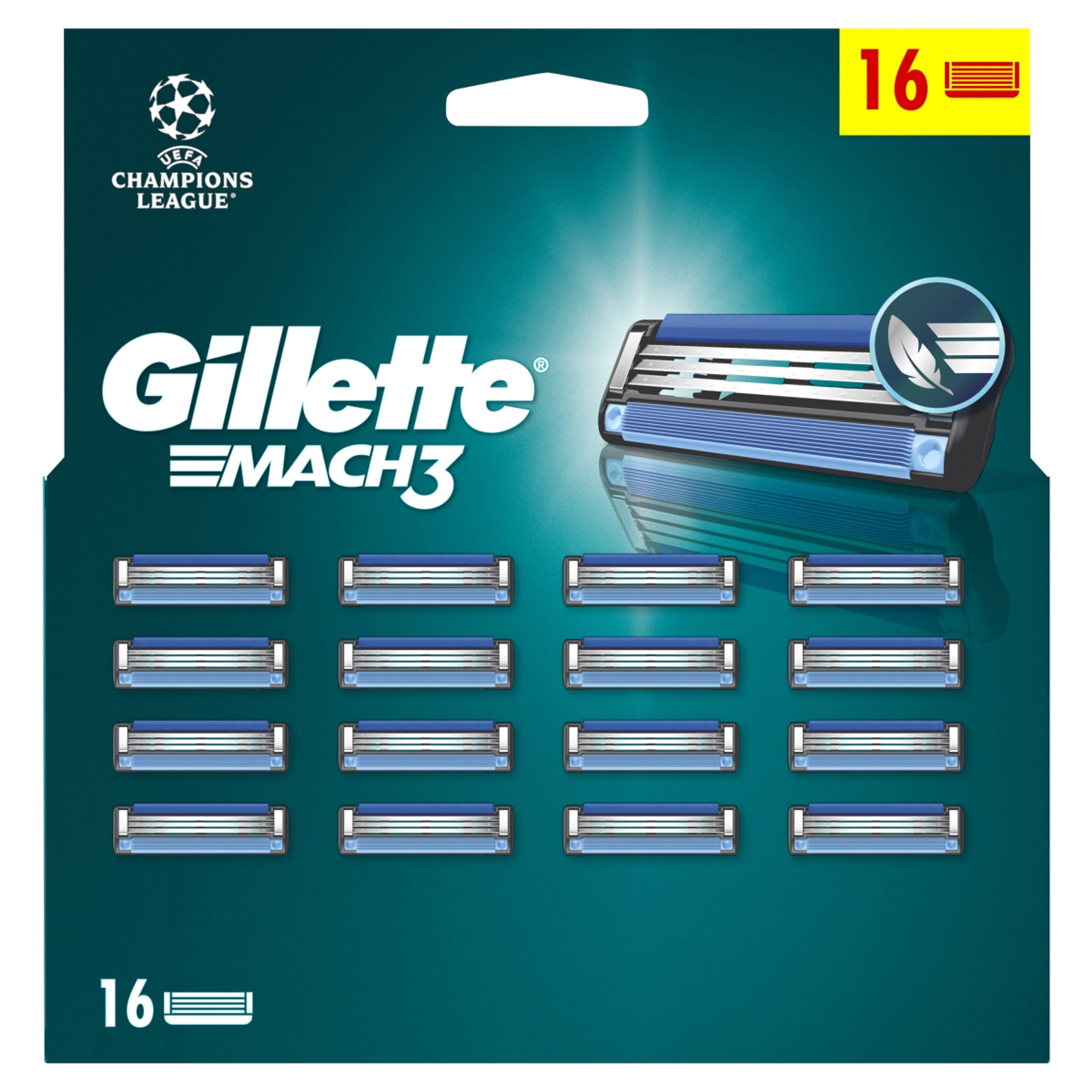 Gillette Mach3 férfi borotvabetét - 16 db