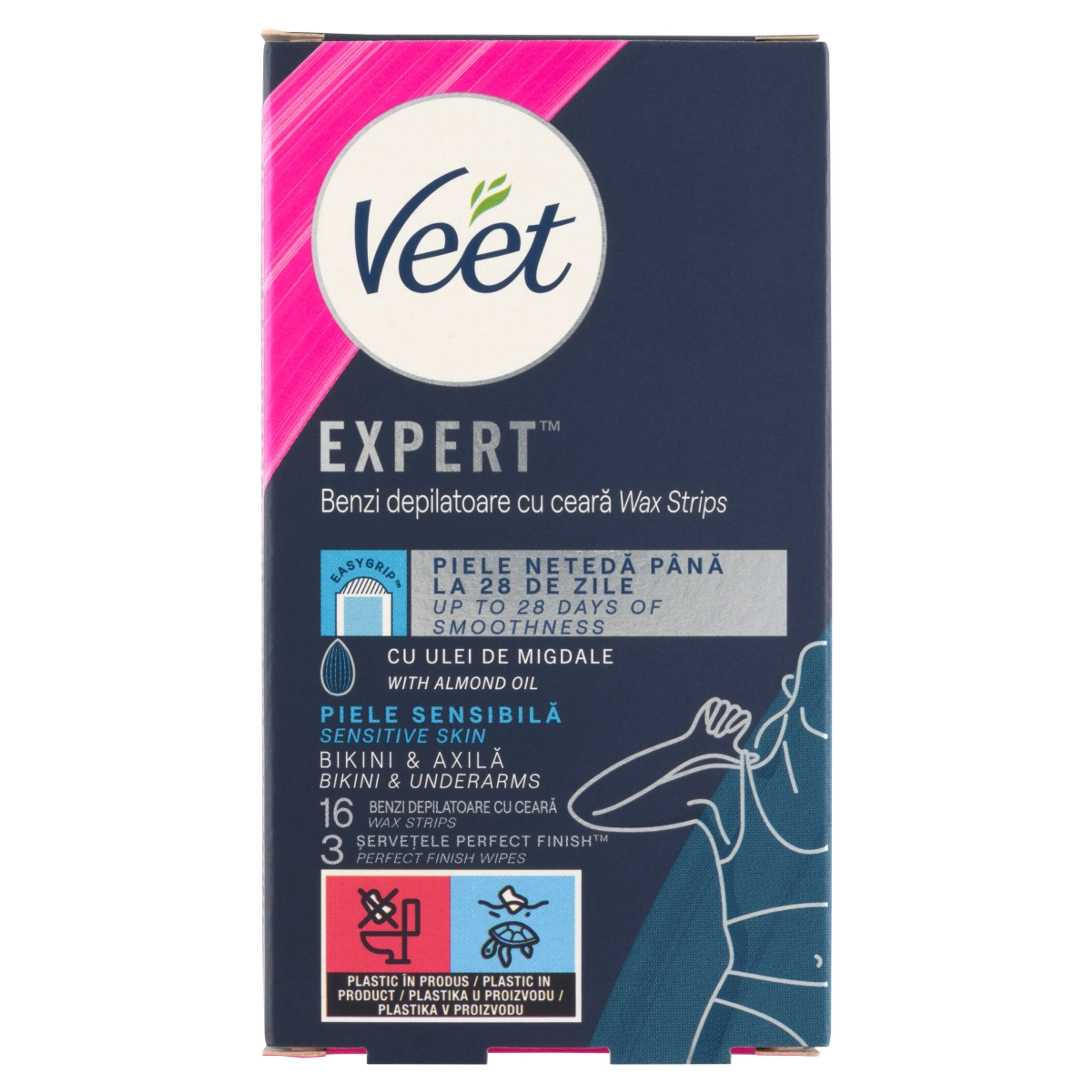 Veet Expert gyantaszalagok bikinivonalra és hónaljra - 16 db