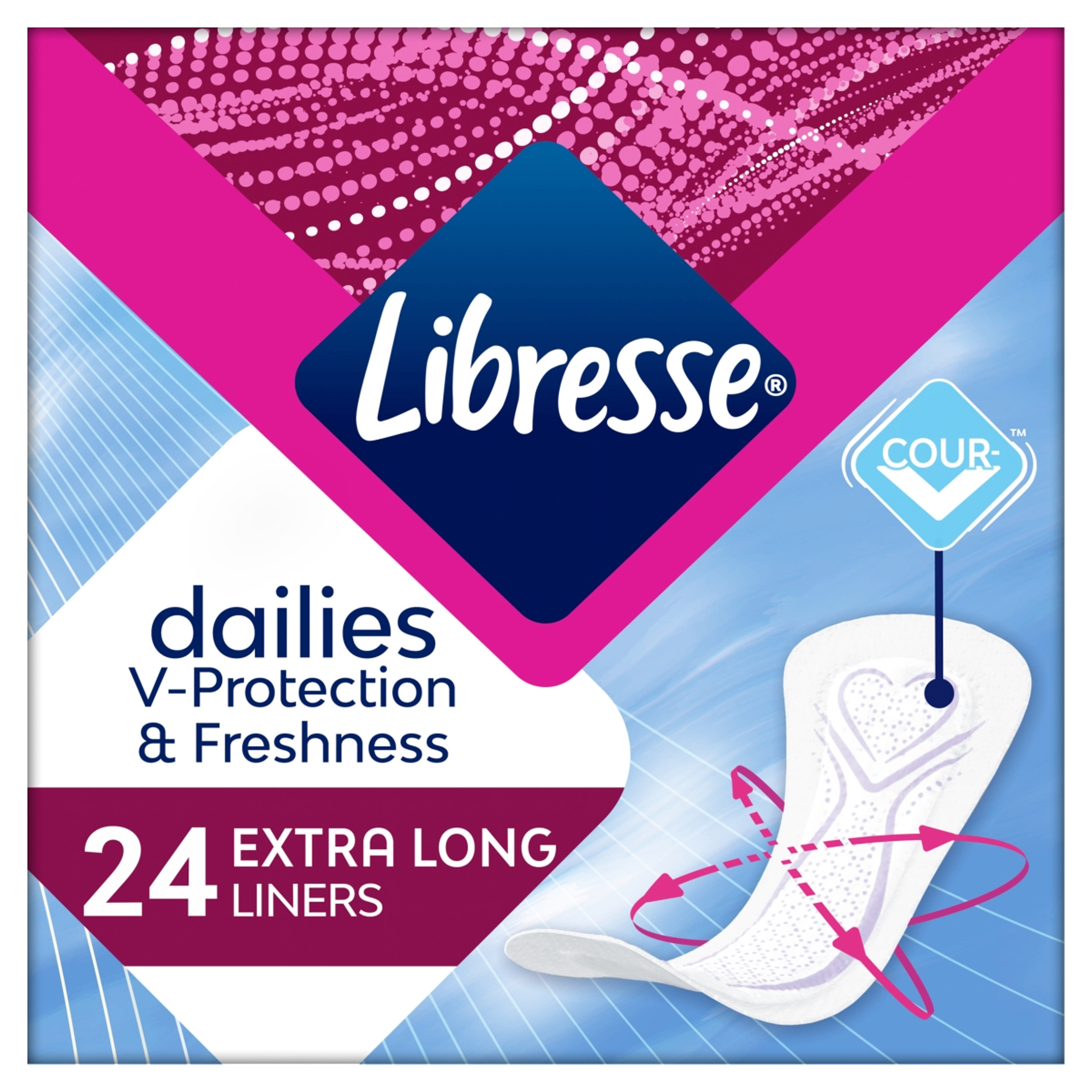 Libresse Extra Long tisztasági betét - 24 db-5