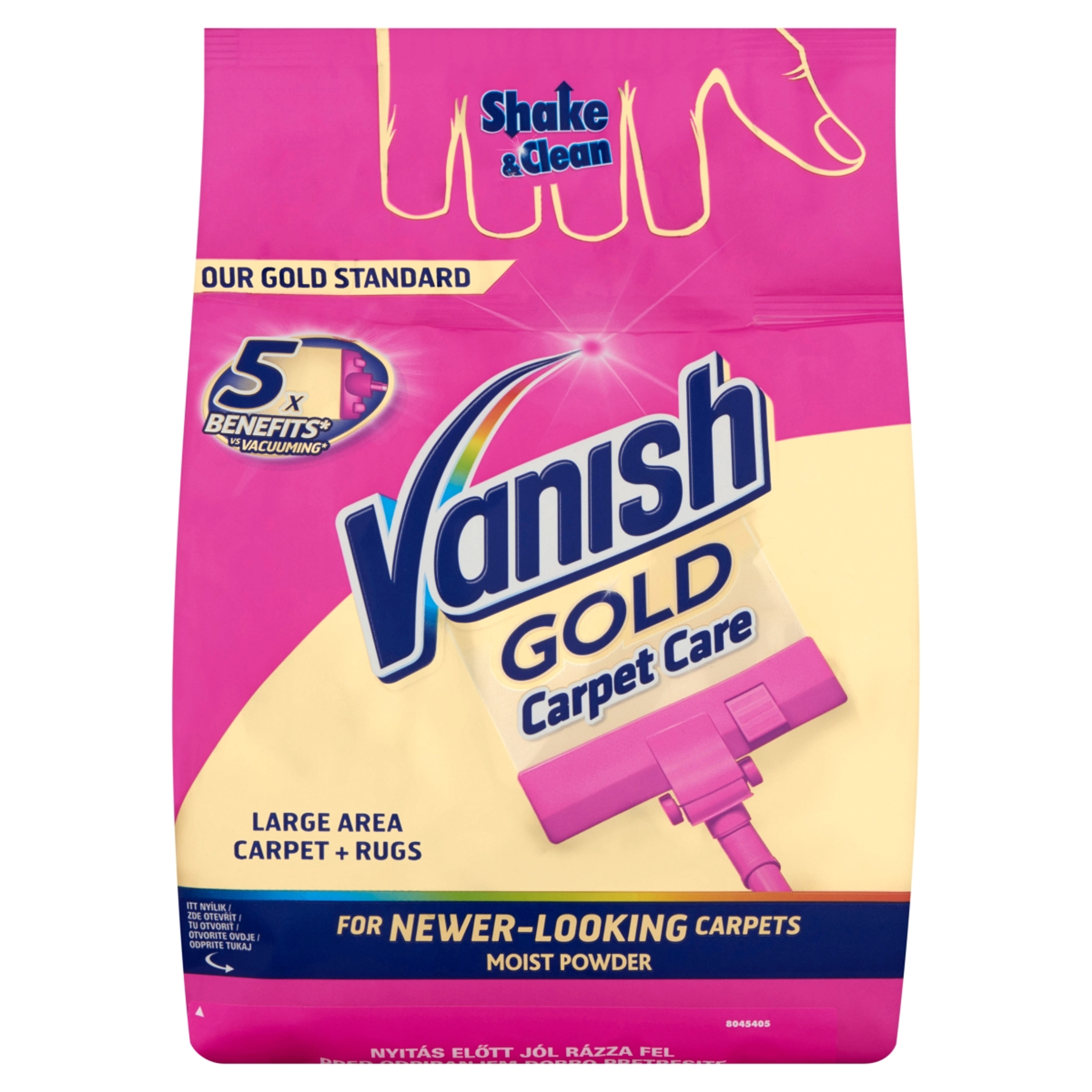 Vanish Shake & Clean Szőnyegtisztító Por - 650 g-1