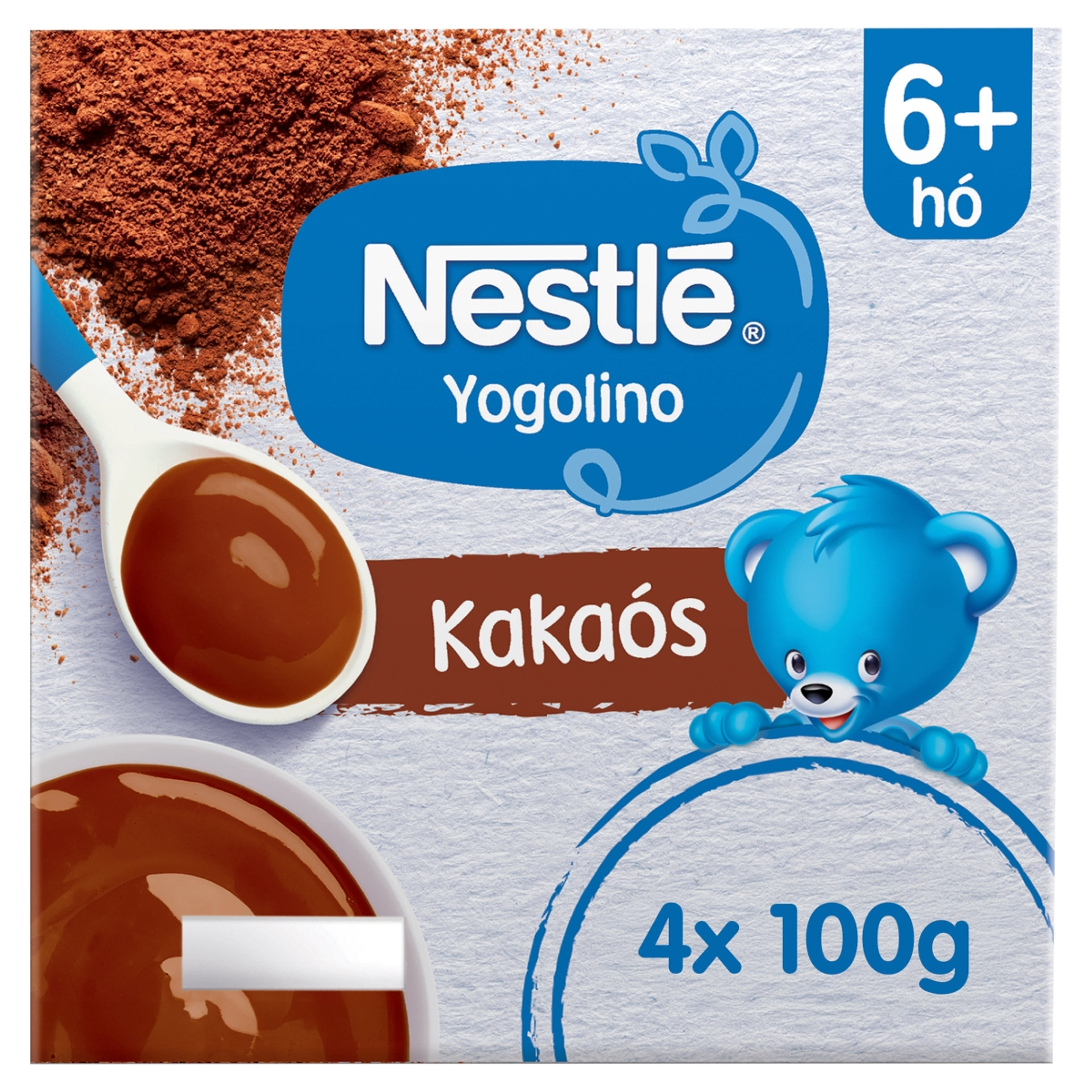 Nestlé Yogolino Baby Desszert Kakaós 6/8 Hónapos Kortól 4*100g - 400 g
