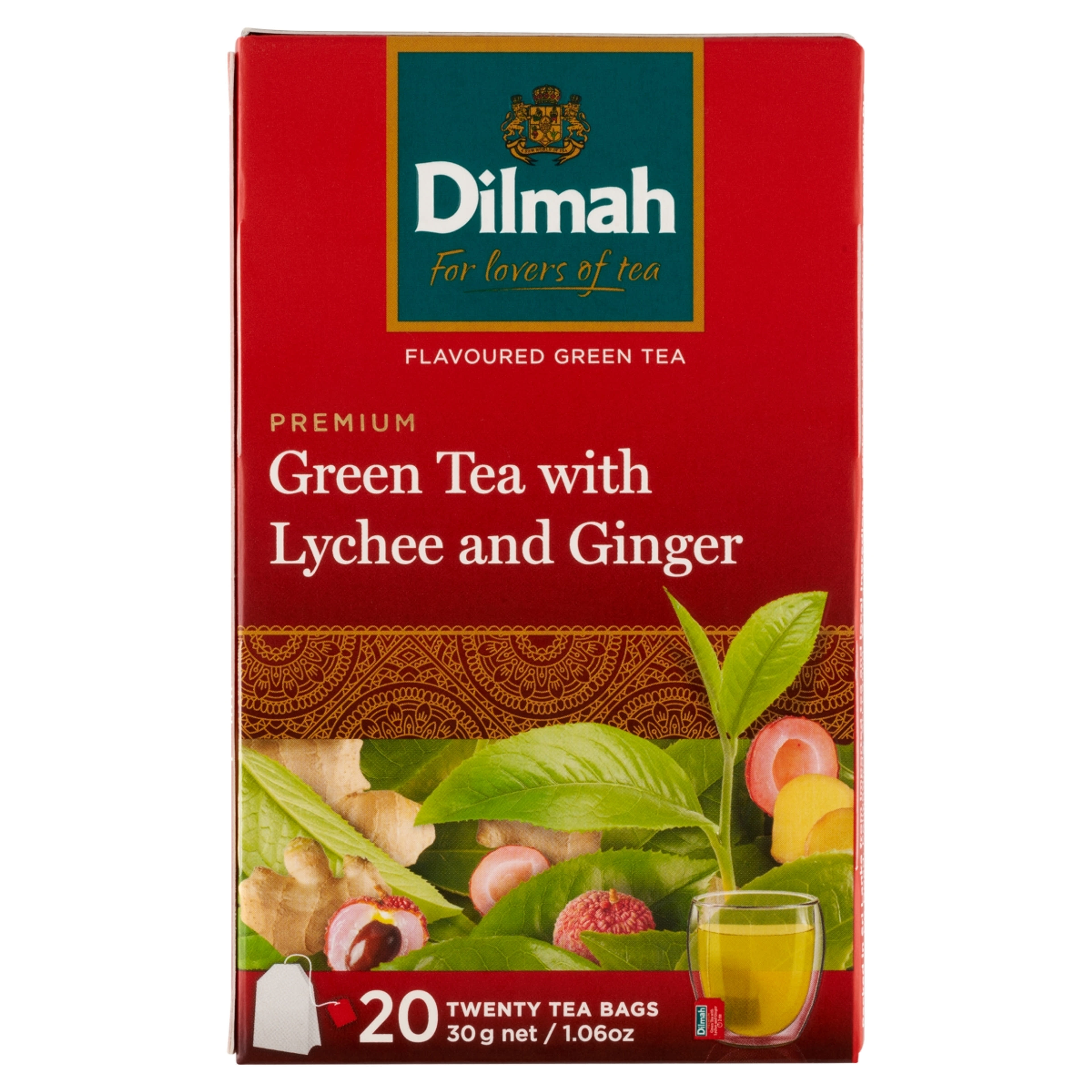 Dilmah Green tea gyömbér és licsi aromával - 30 g-1