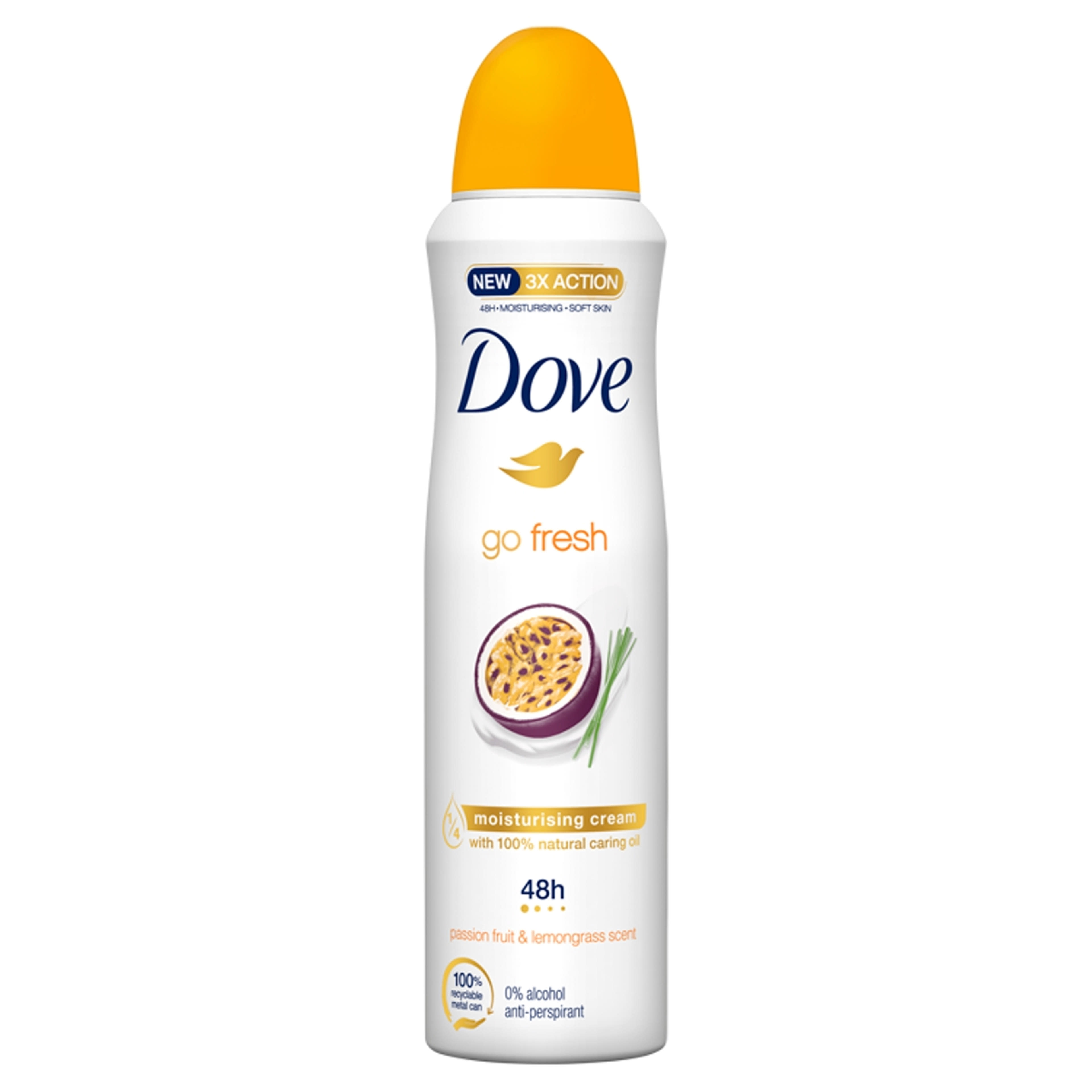 Dove Go Fresh Passiógyümölcs & Citromfű izzadásgátó dezodor - 250 ml