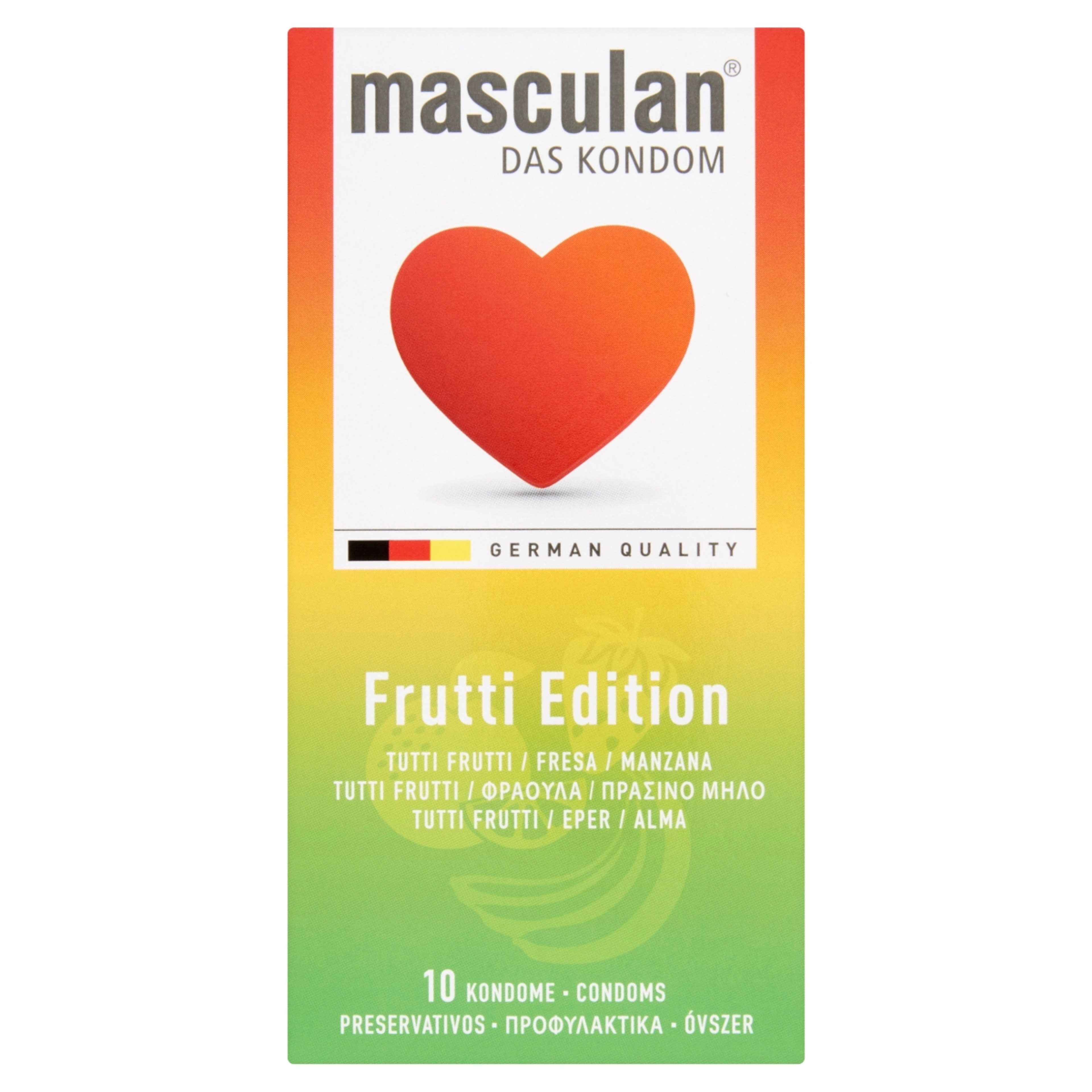 Masculan Frutti Edition óvszer - 10 db
