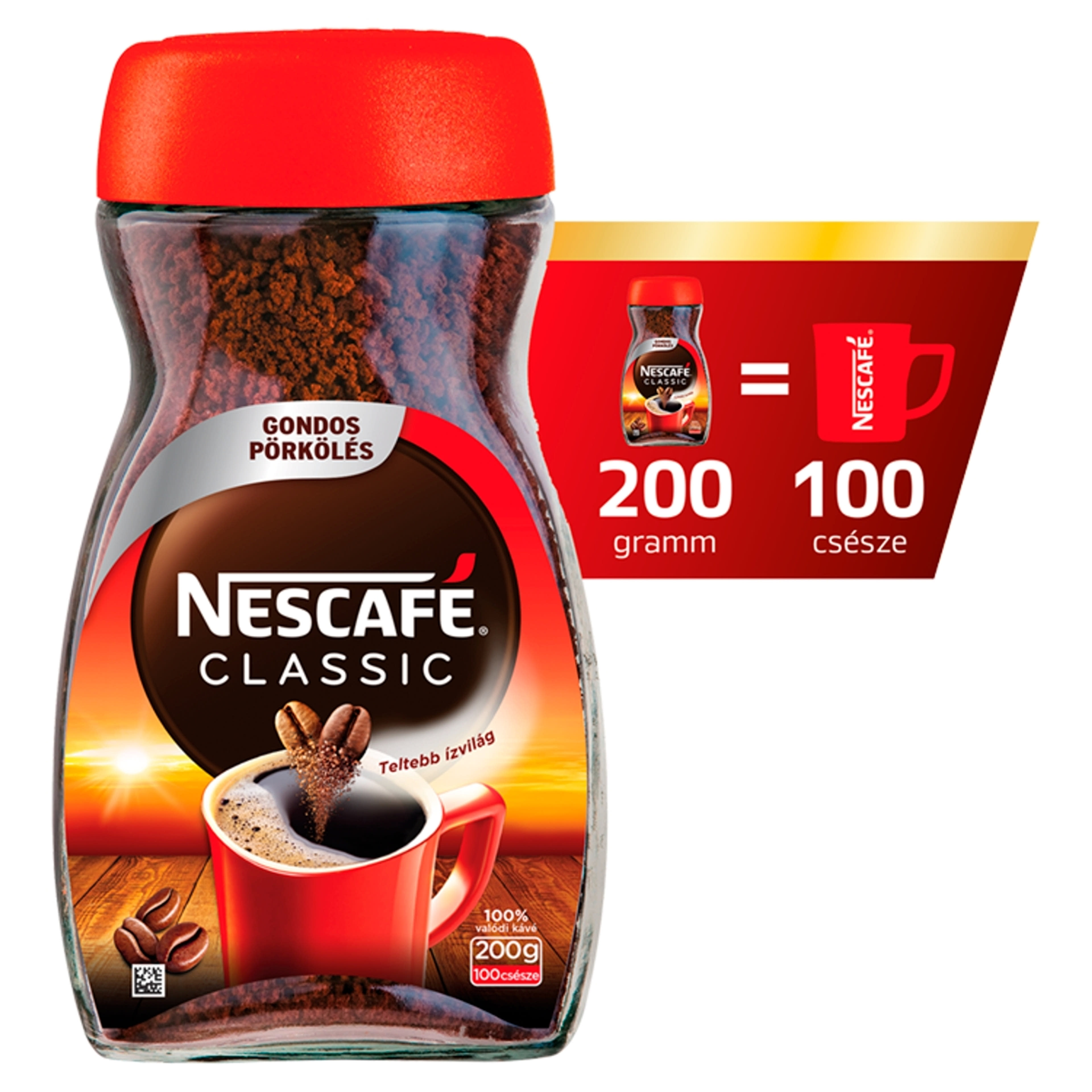 Nescafé Classic instant kávé - 200 g-3