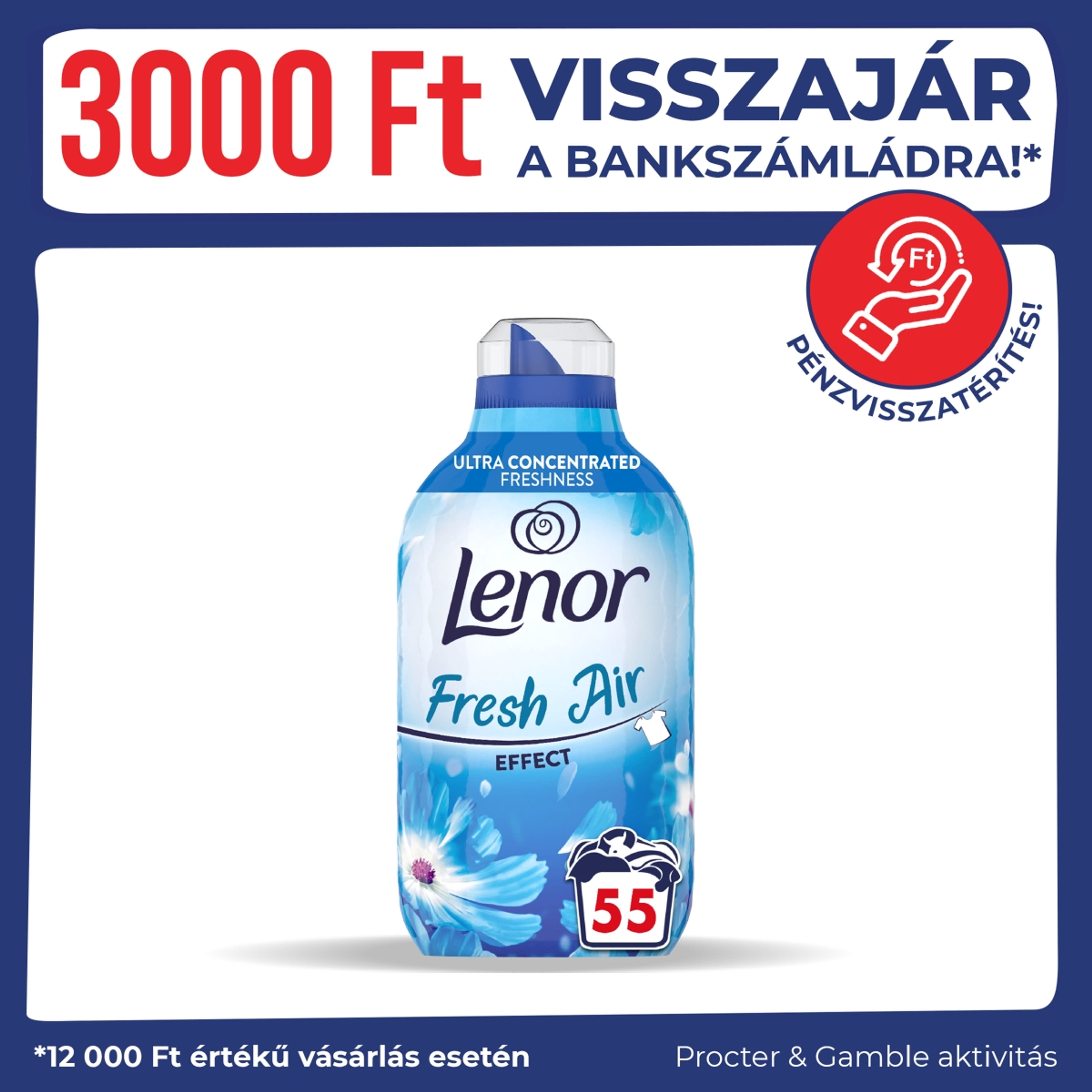 Lenor Fresh Air Effect Fresh Wind textilöblítő 55 mosáshoz - 770 ml-1