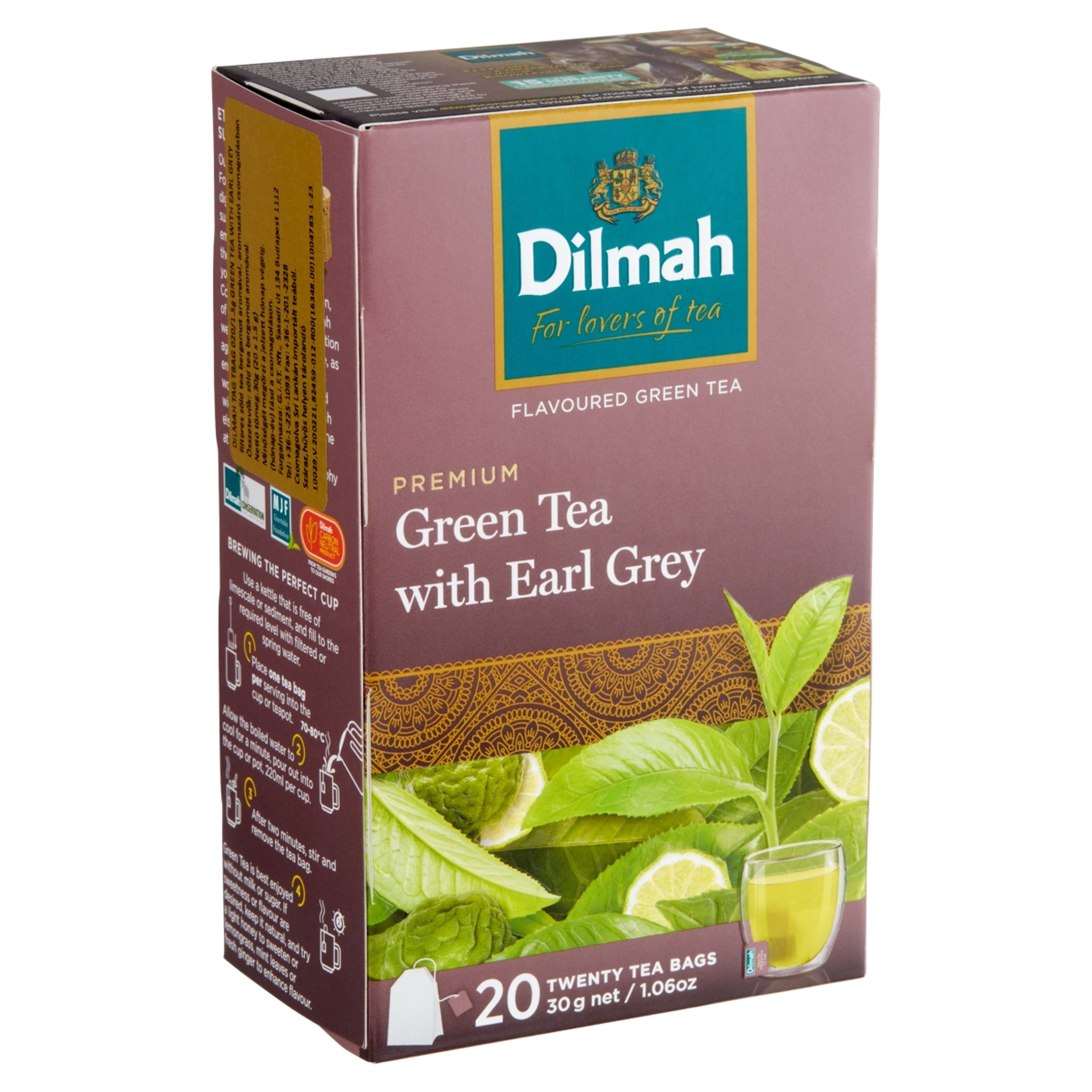 Dilmah Green tea bergamot aromával - 30 g-2