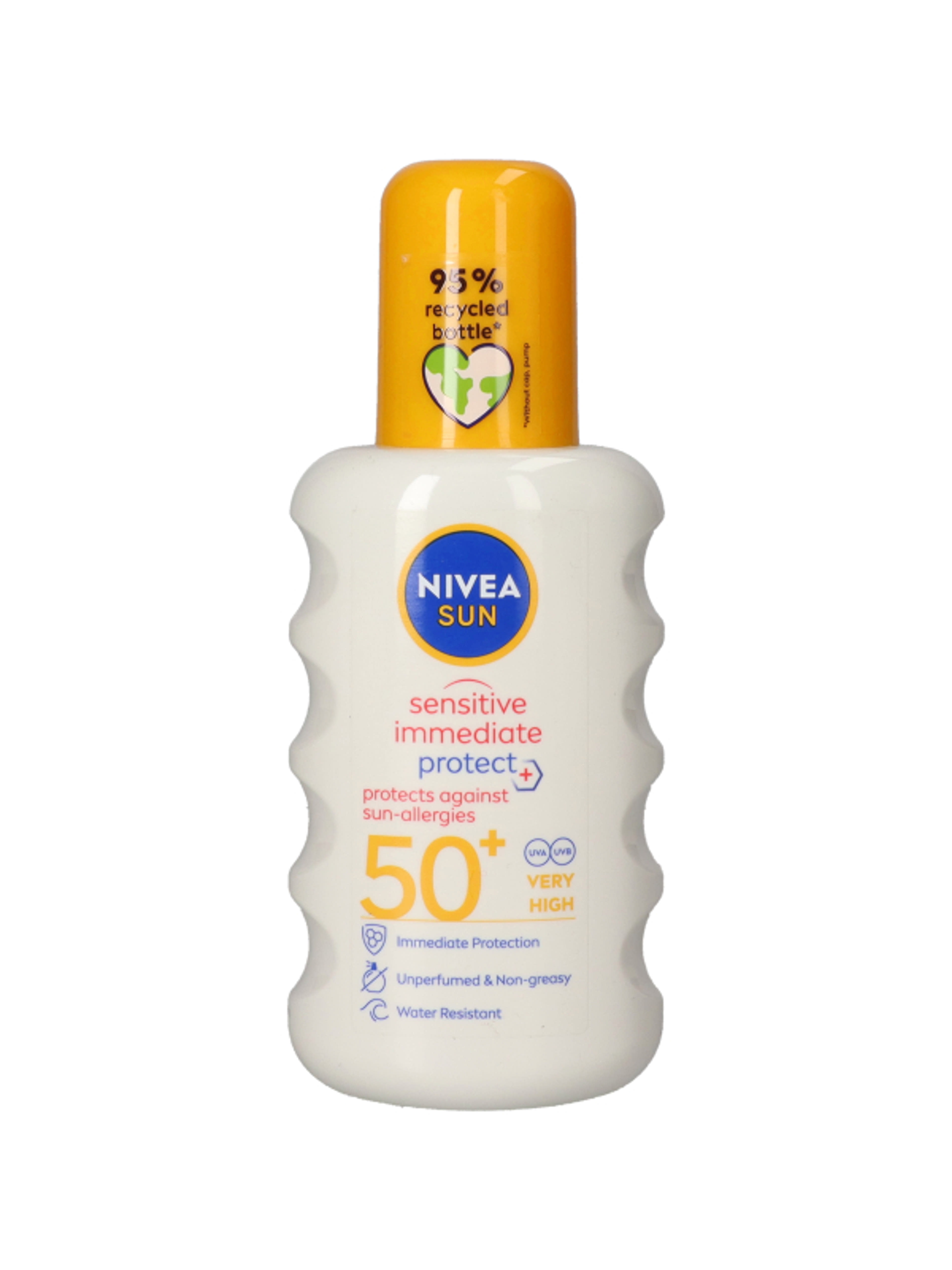 Nivea Sun napallergia elleni napozó spray F50+ - 200 ml-4