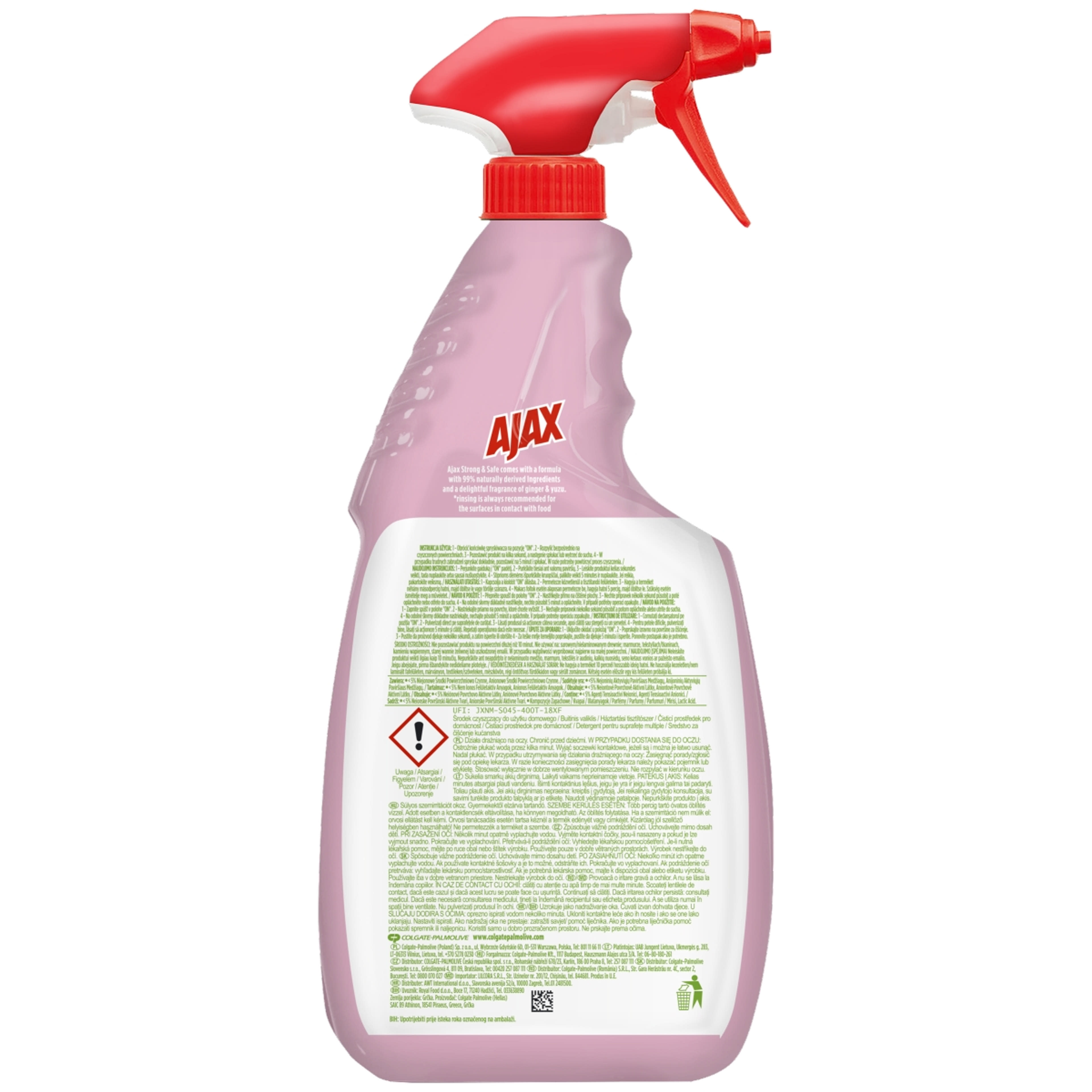 Ajax Strong&Safe felülettisztító spray - 500 ml-2