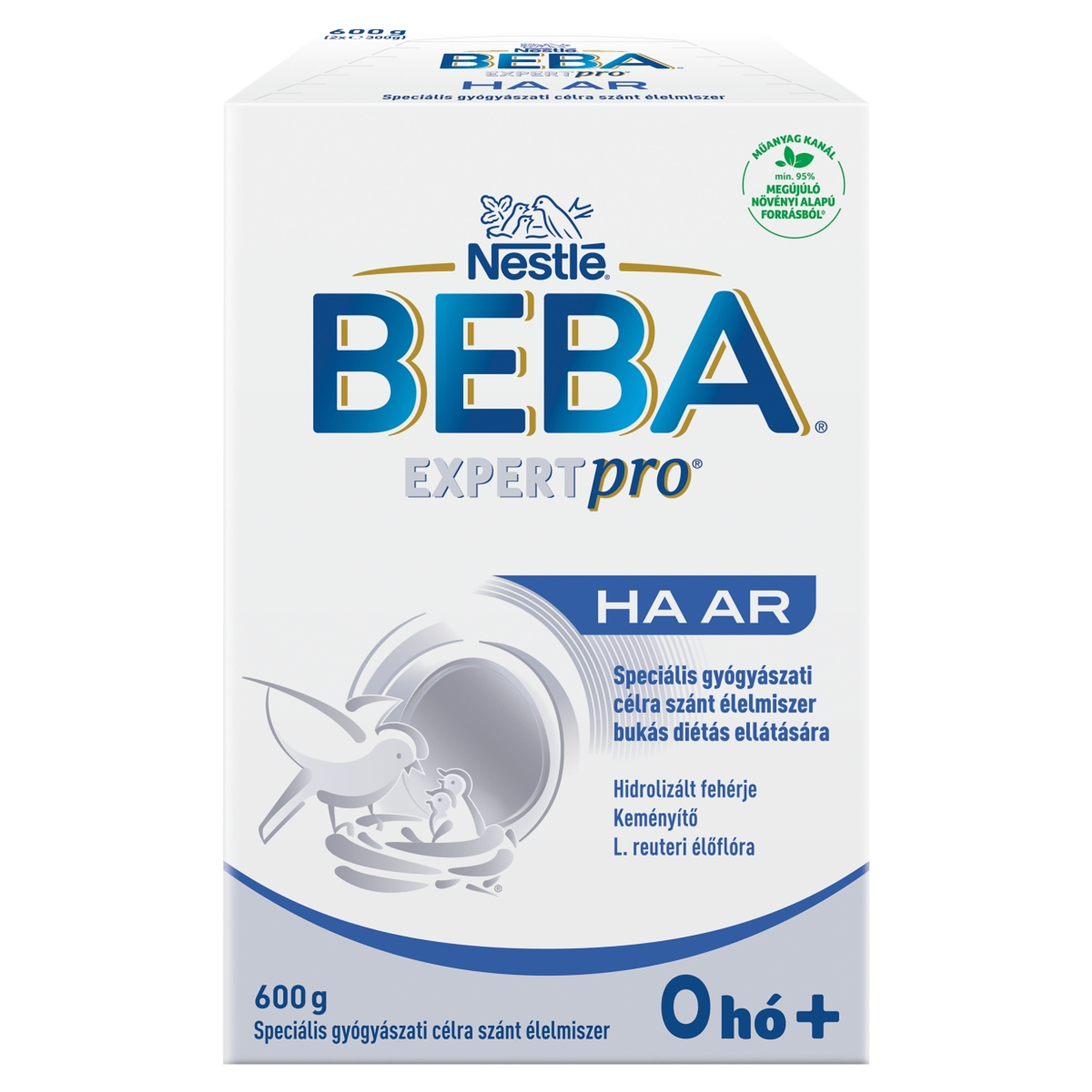 Beba ExpertPro HA AR speciális gyógyászati célra szánt élelmiszer születéstől kezdve 2x300 g - 600 g