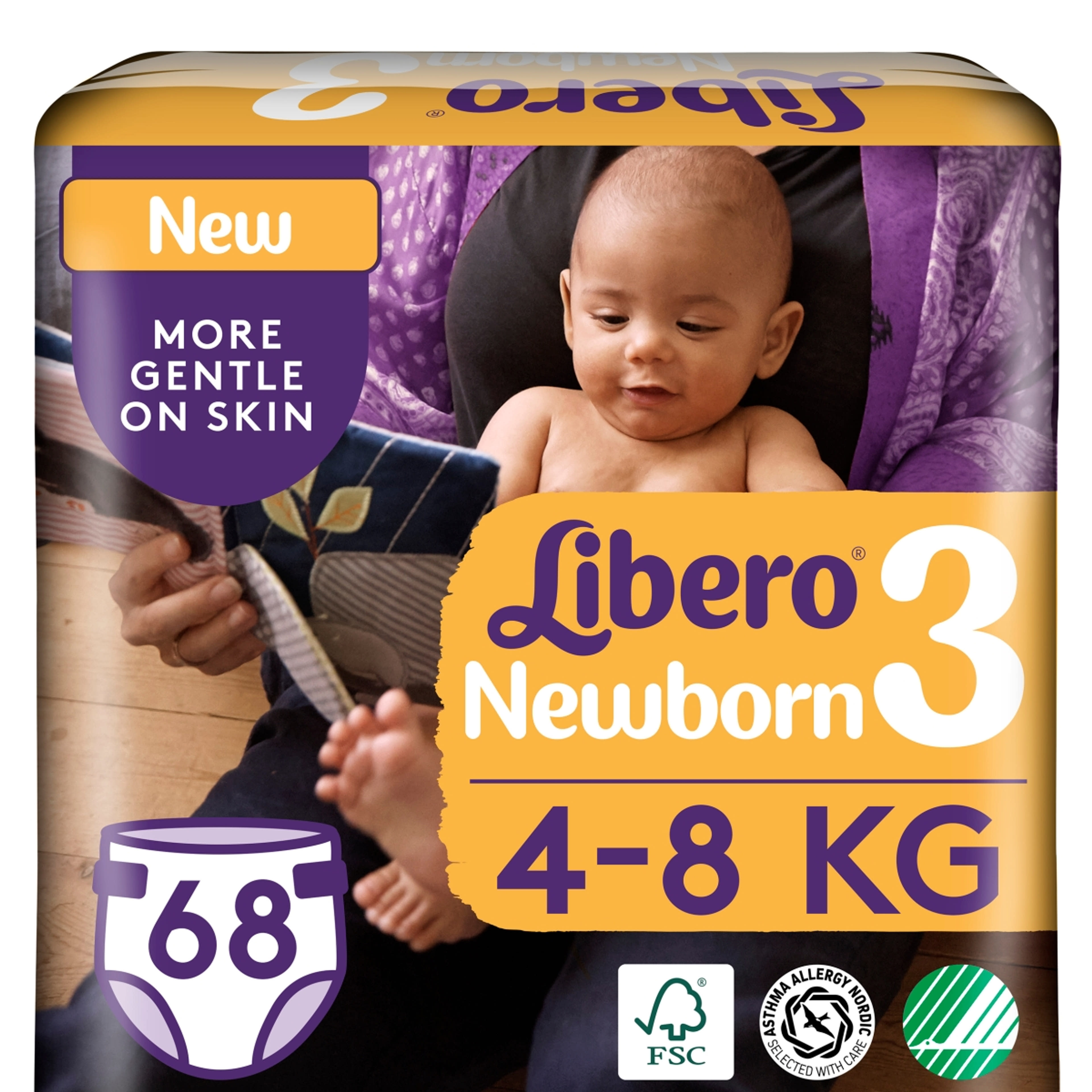 Libero Newborn Prémium Nadrágpelenka 3  4-8 kg - 68 db-3