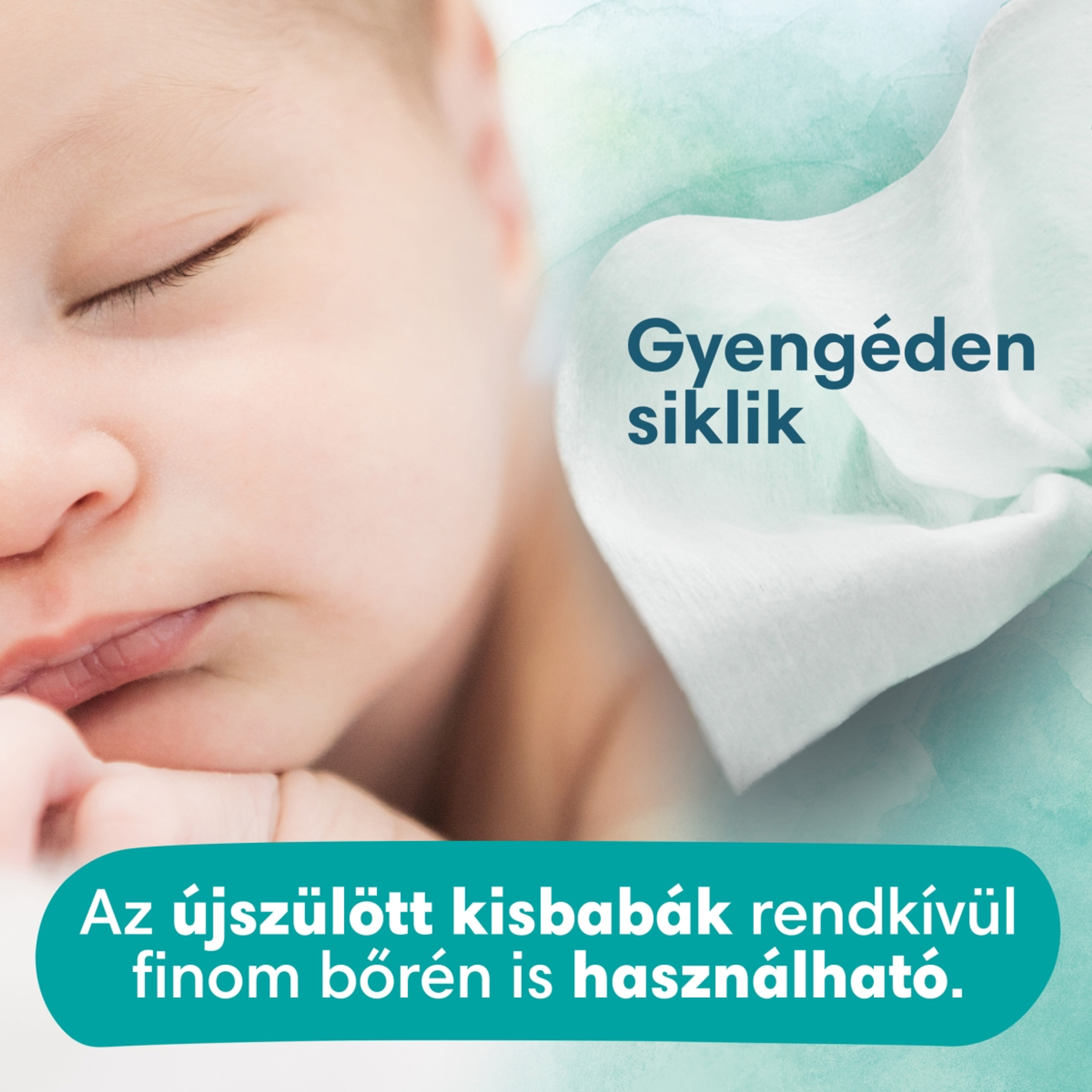 Pampers Harmonie New Baby törlőkendő, műanyagmentes - 46 db-5