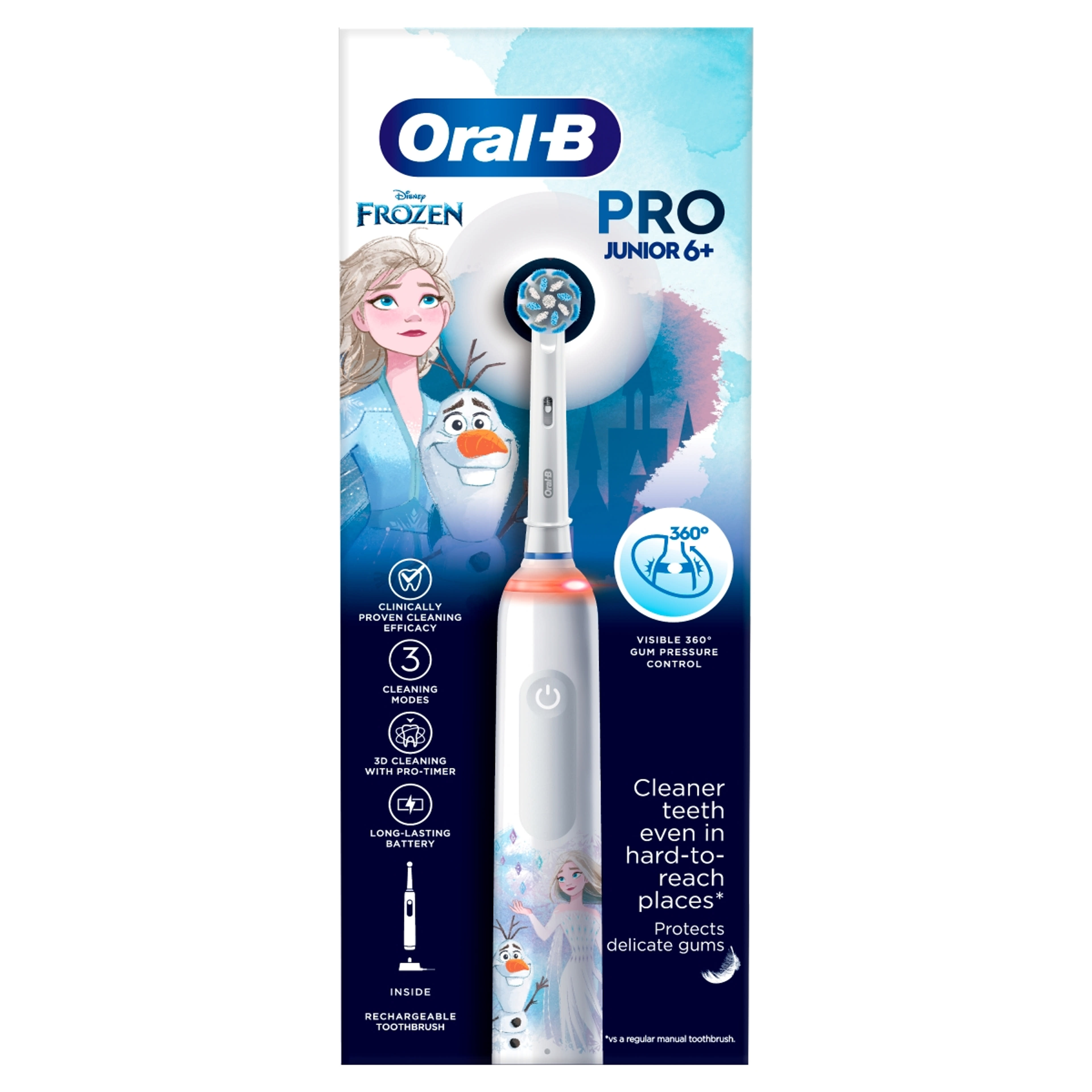 Oral-B Pro Junior Jégvarázs elektromos fogkefe 6 éves kortól - 1 db-1