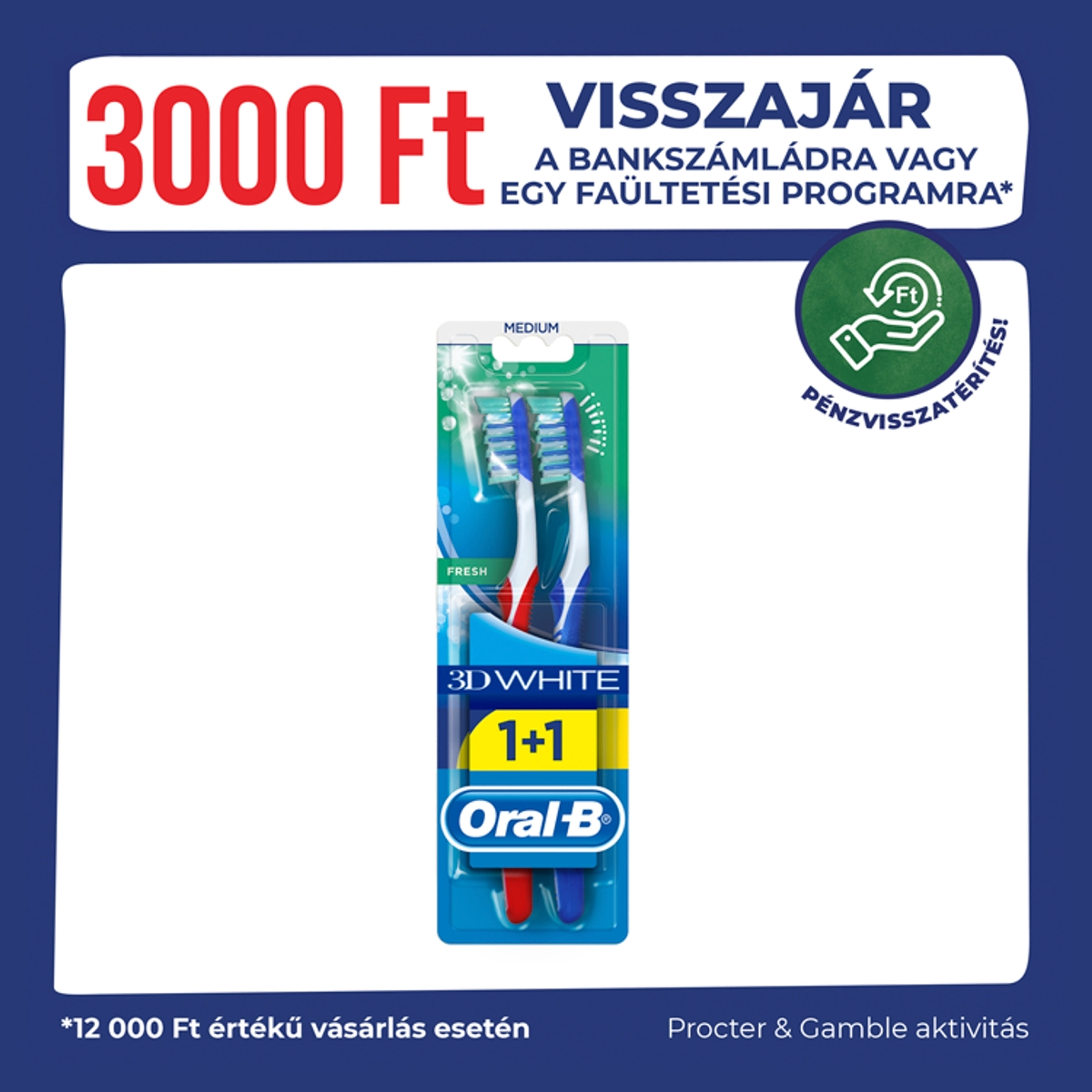 Oral-B 3D Fresh Duo fogkefe - 2 db-1