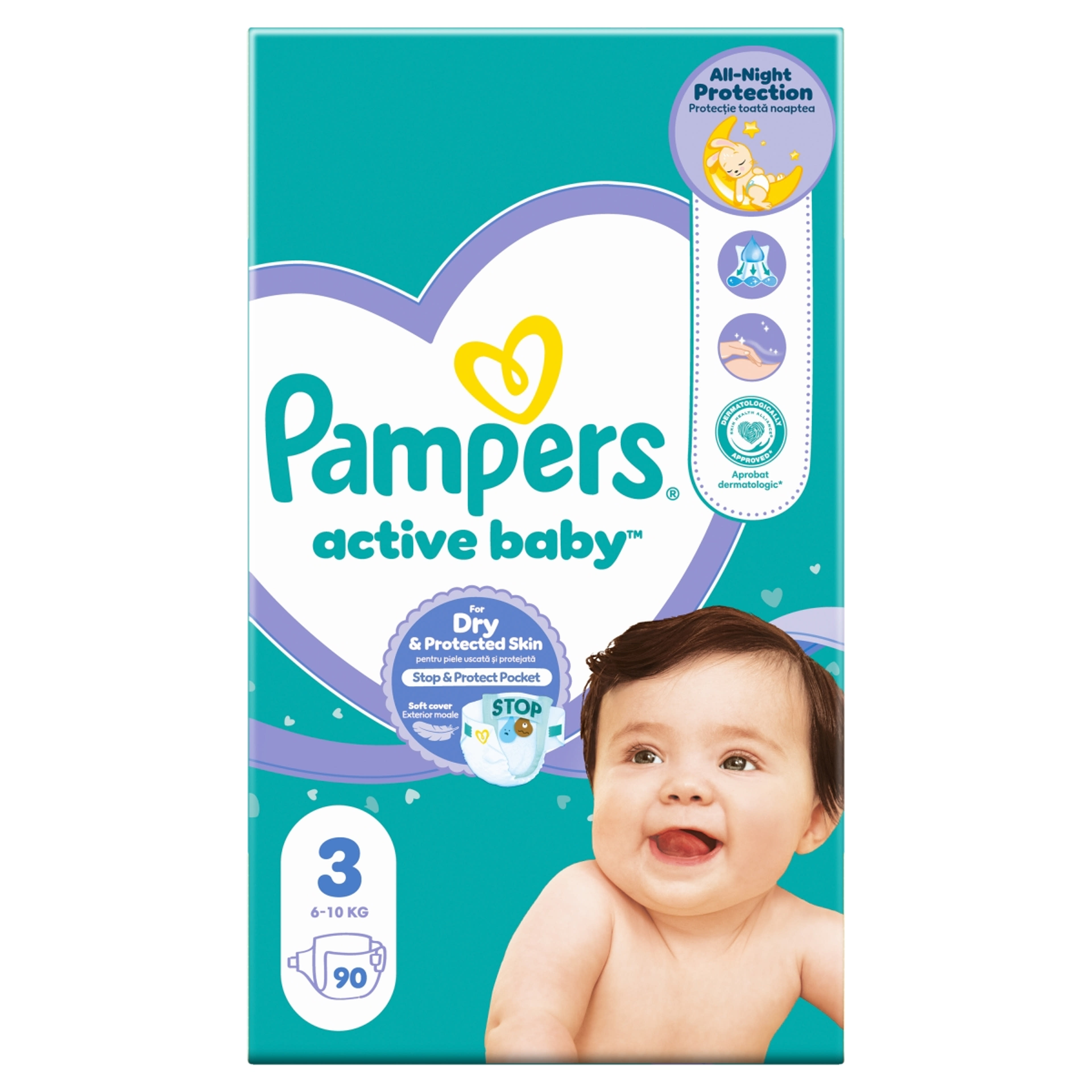 Pampers Active Baby Giant Pack Pelenka 3 - 90 db-3