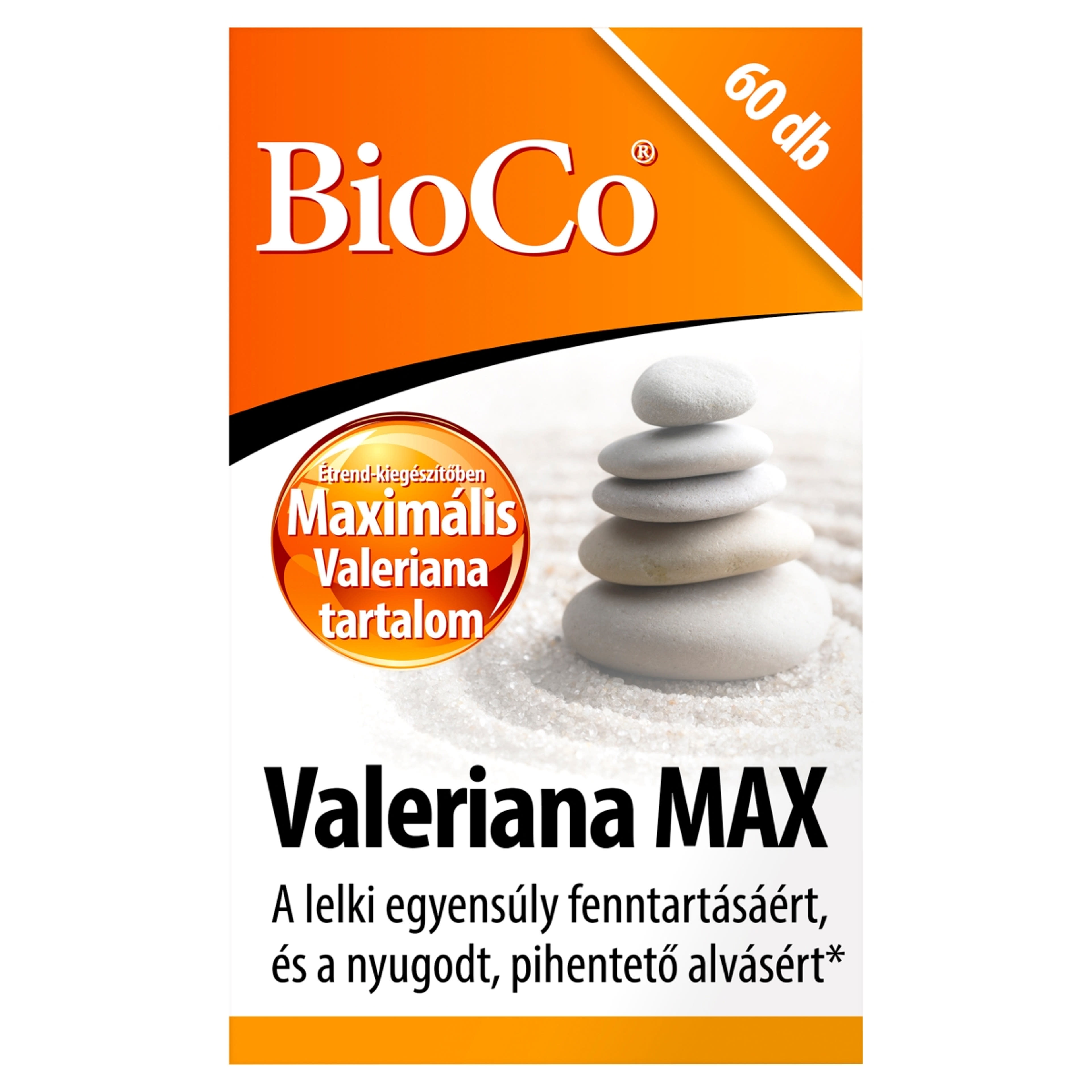 Bioco Valeriana Max étrendkiegészítő tabletta - 60 db
