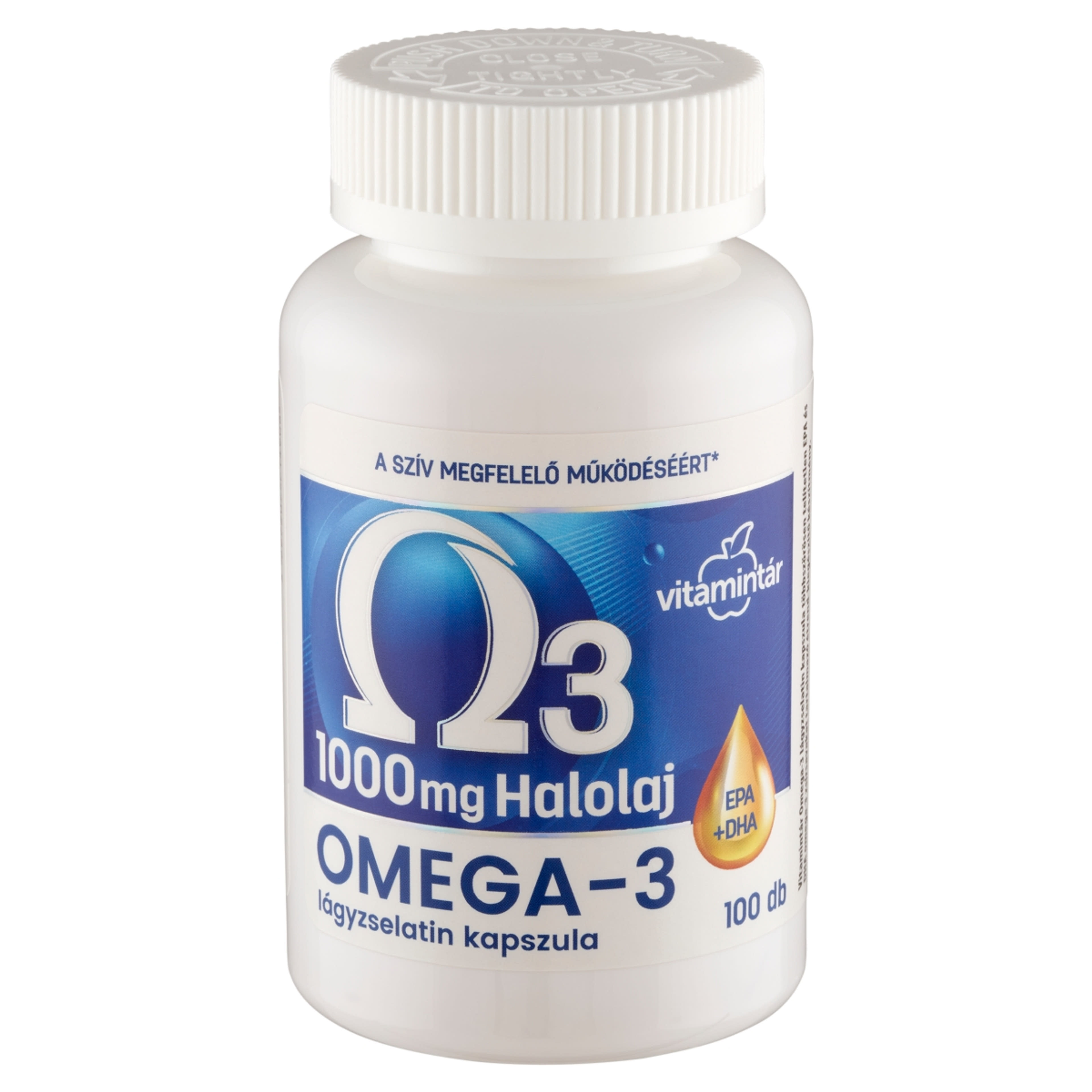 Vitamintár 1000mg Omega-3 Lágyzselatin Kapszula - 100 db-2