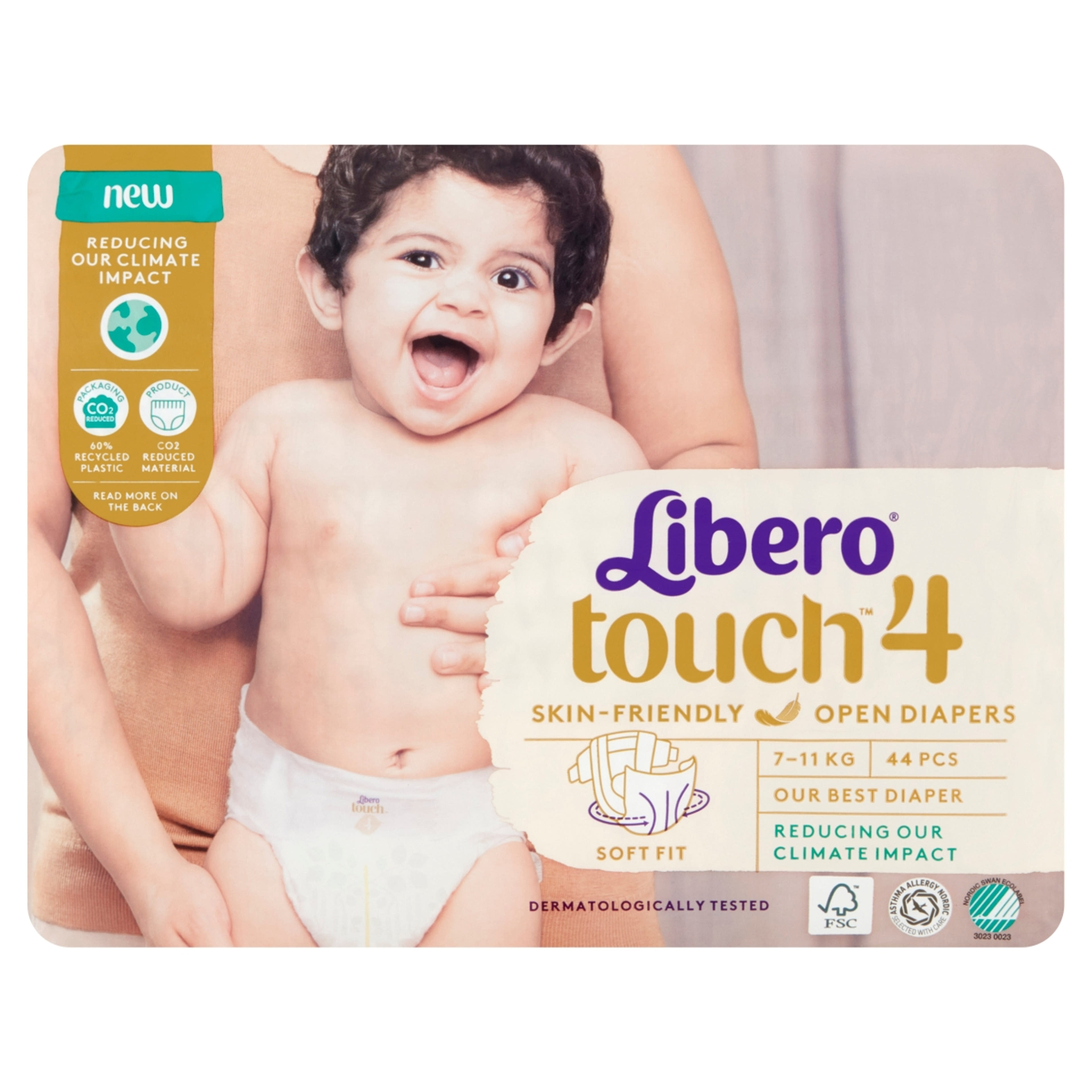 Libero Touch pelenkanadrág 4-es 7-11 kg - 44 db