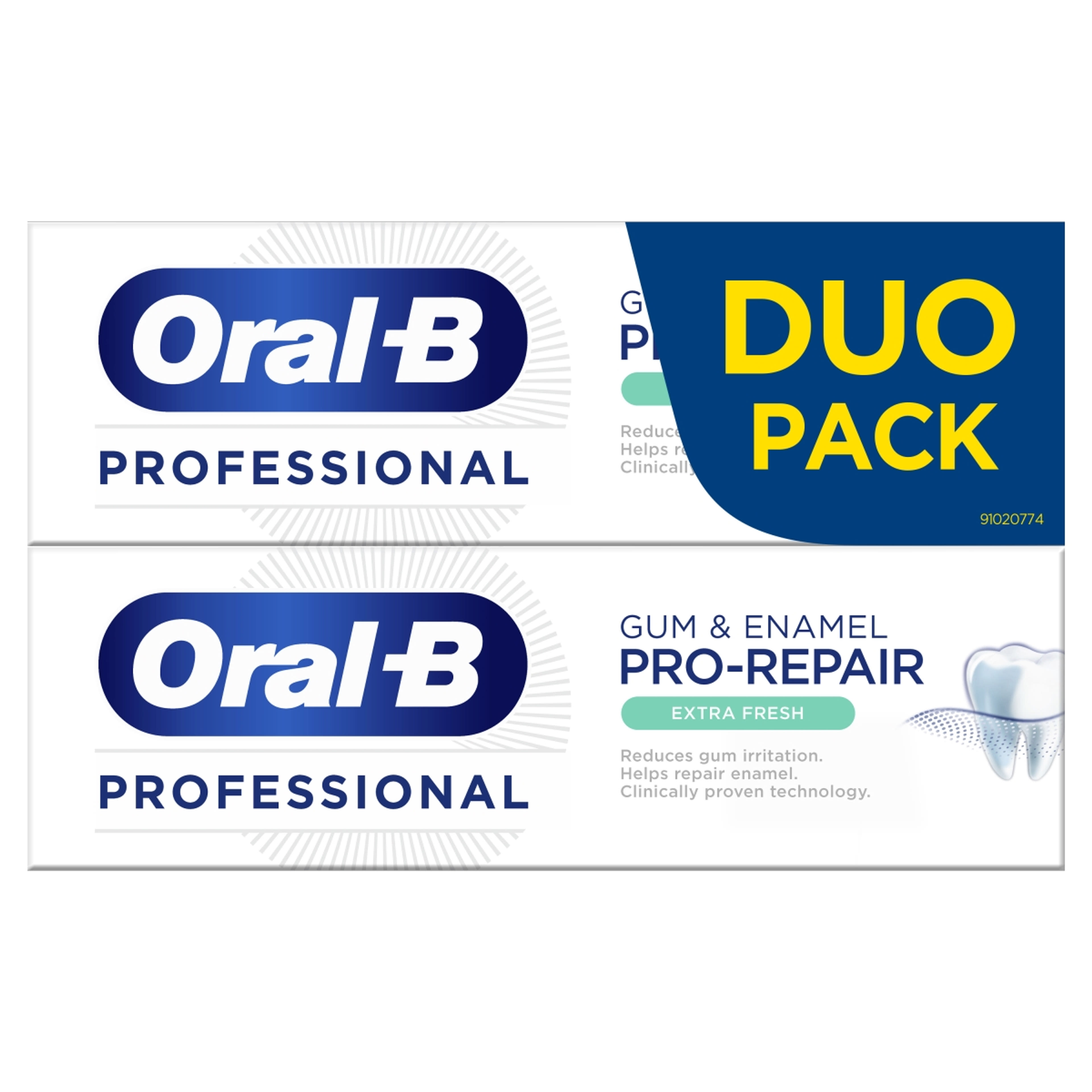 Oral-B Professional Gum&Enamel Pro-Repair Extra Fresh fogkrém DUO 2*75 ml - 150 ml-1
