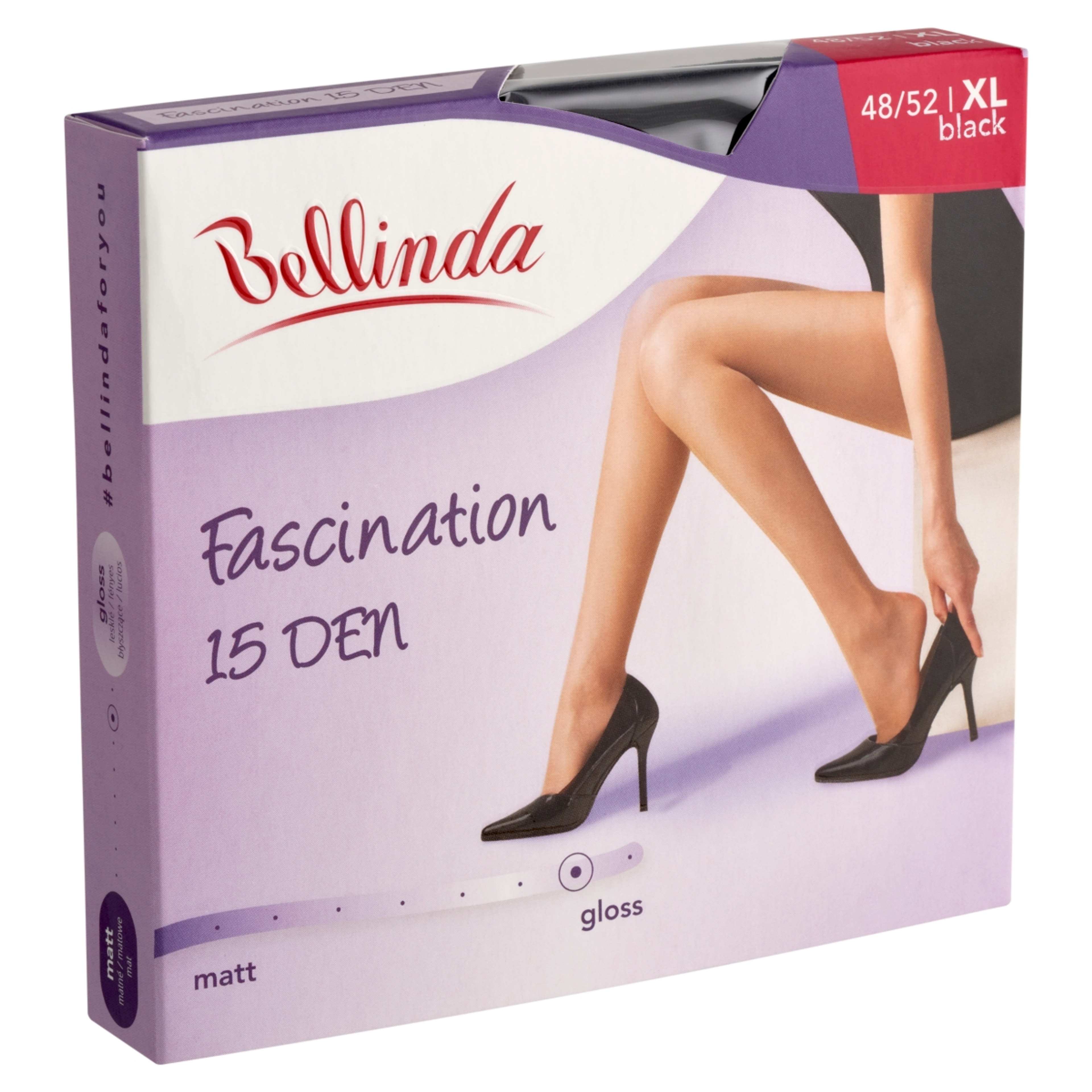 Bellinda harisnya Fascination 15den fekete XL - 1 db-2