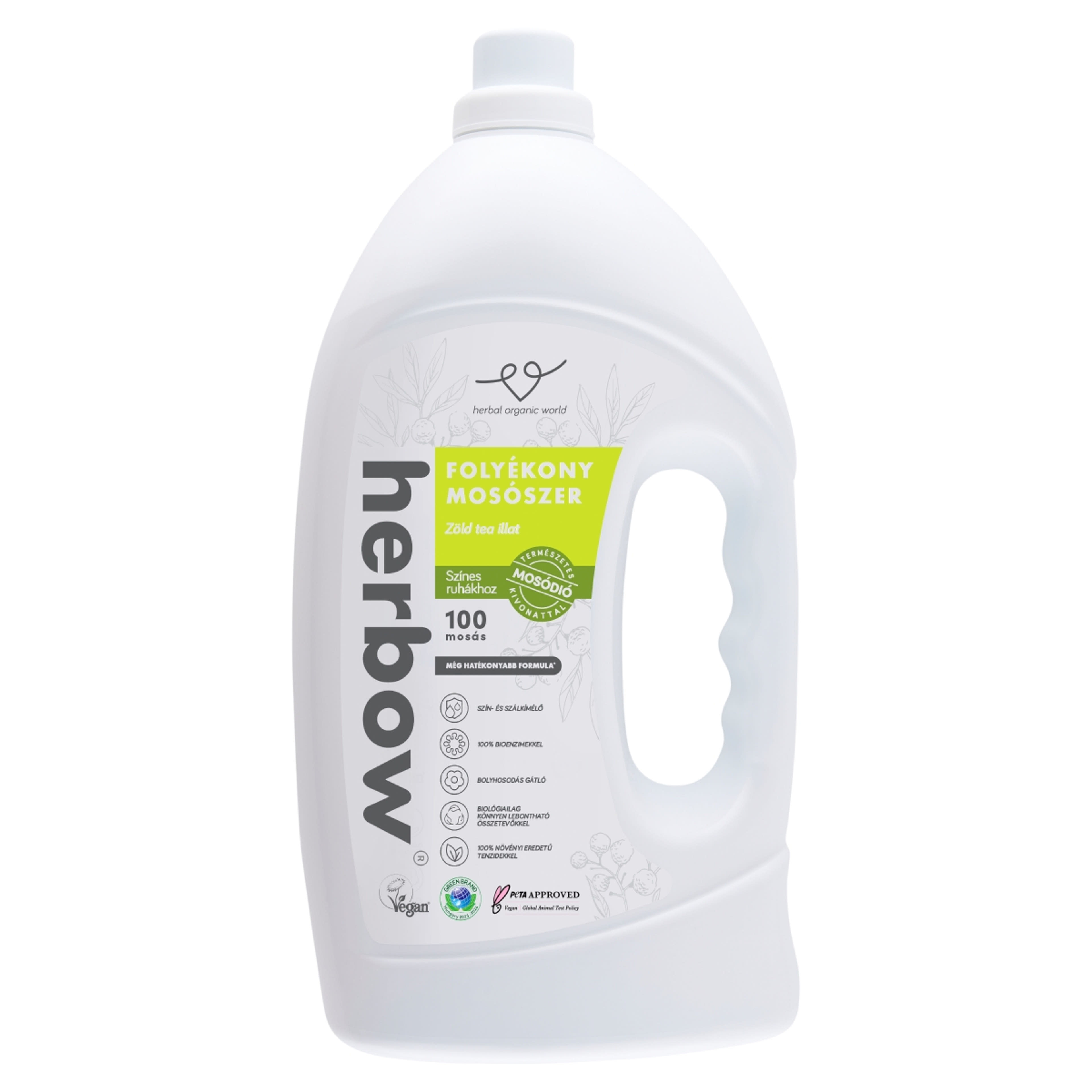 Herbow folyékony mosószer színes ruhákhoz - 3000 ml-1