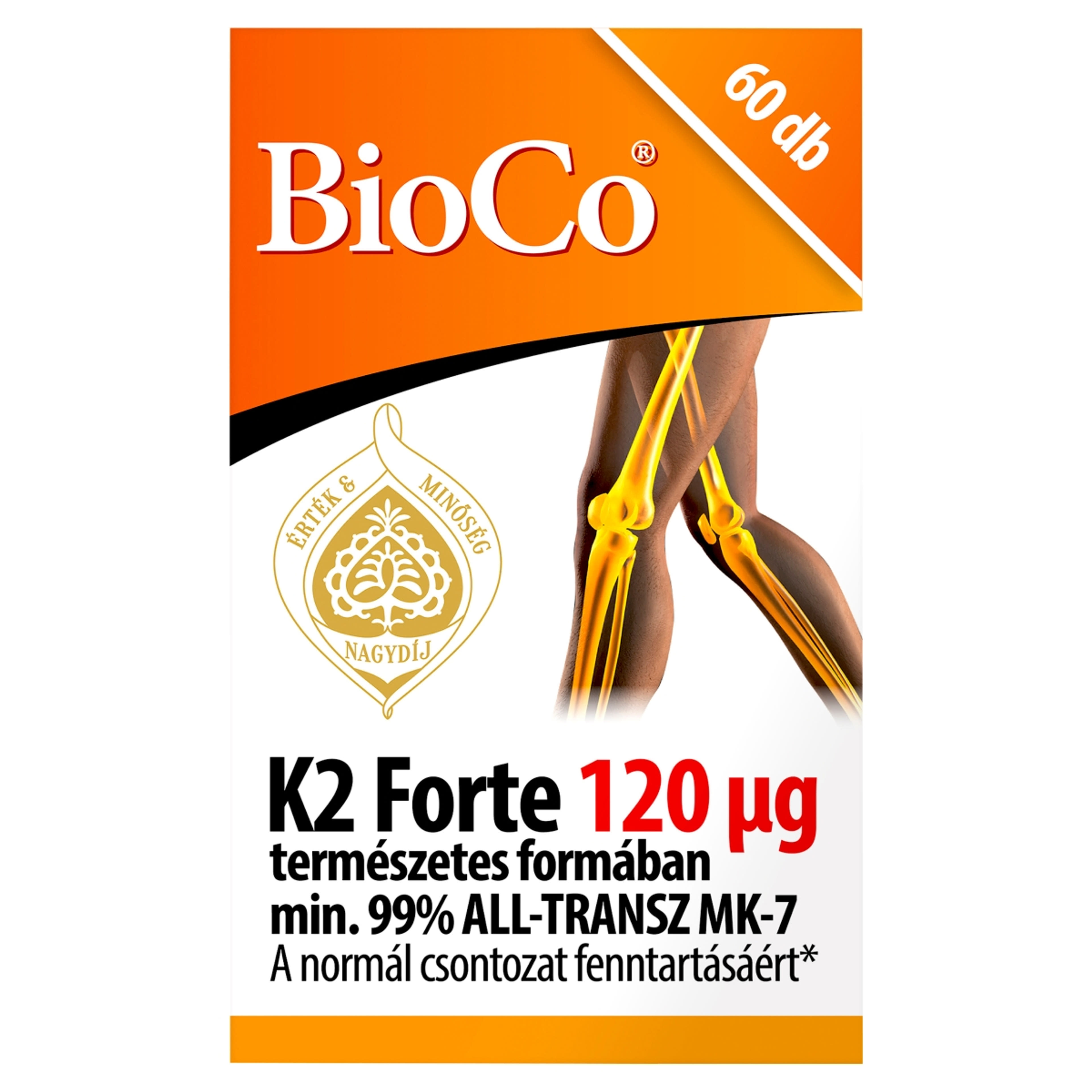 Bioco K2 Forte 120mcg étrendkiegészítő tabletta - 60 db-1