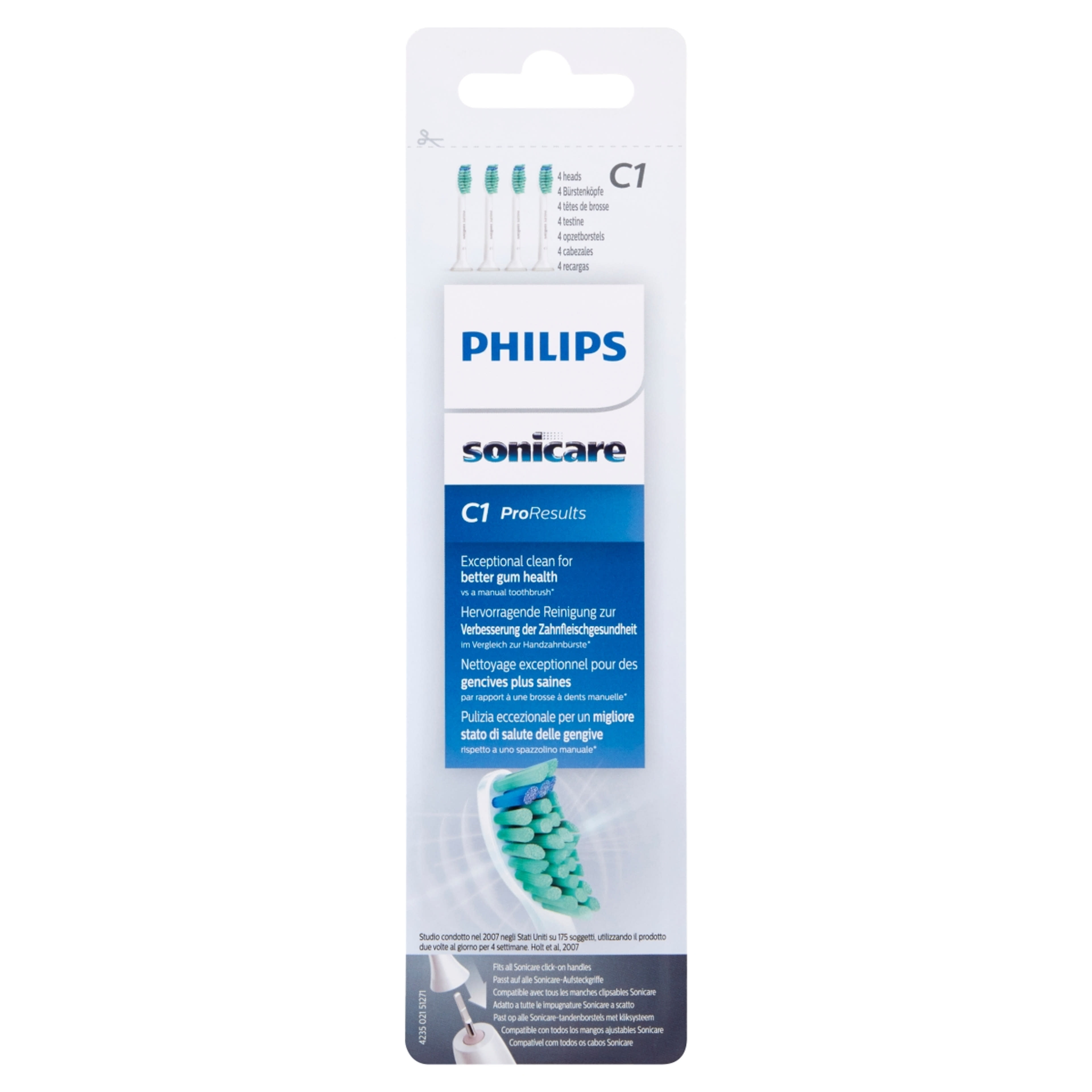 Philips Sonicare ProResult elektromos fogkefe pótfej - 4 db-1