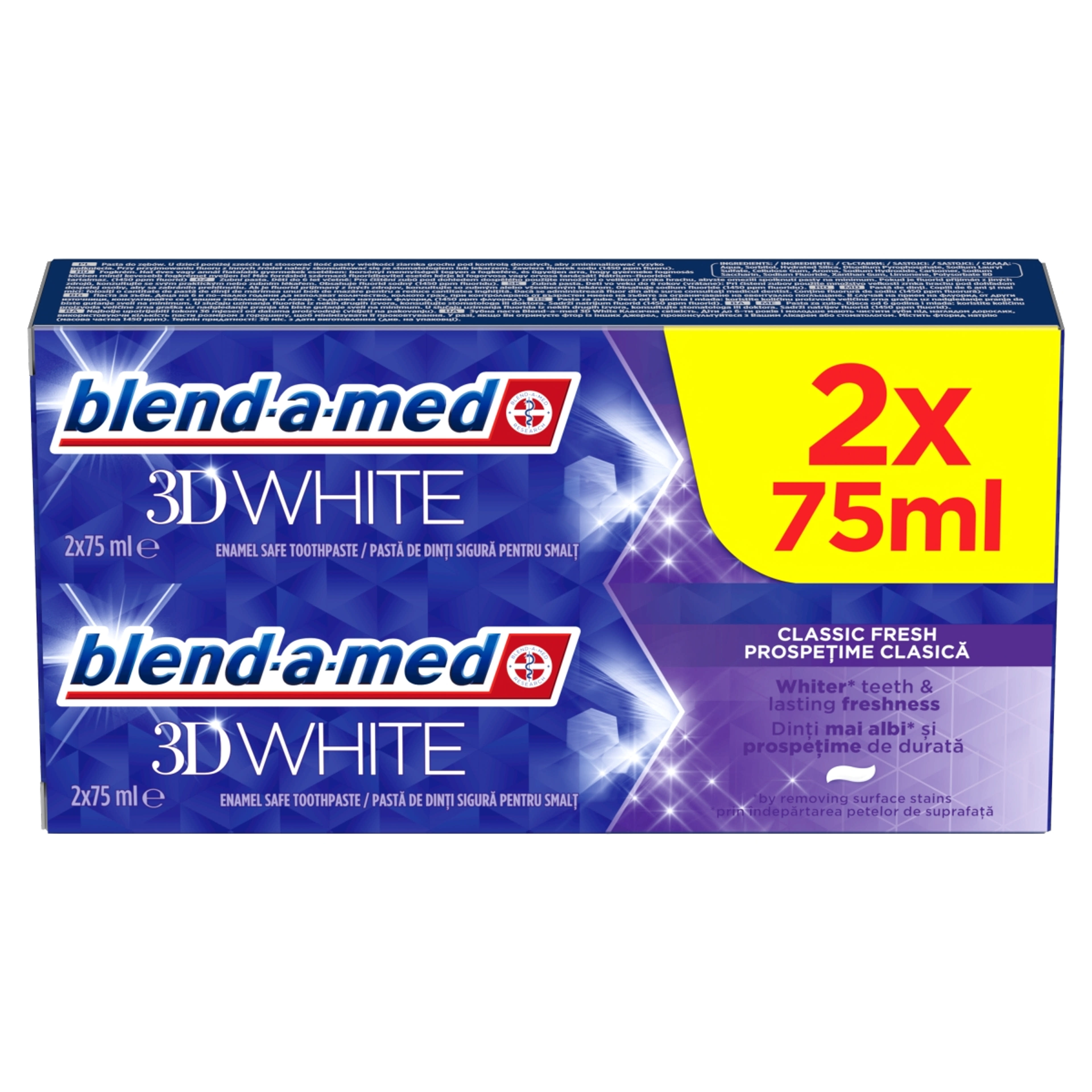 Blend-a-med 3D White Classic Fresh fogkrém - 150 ml-3