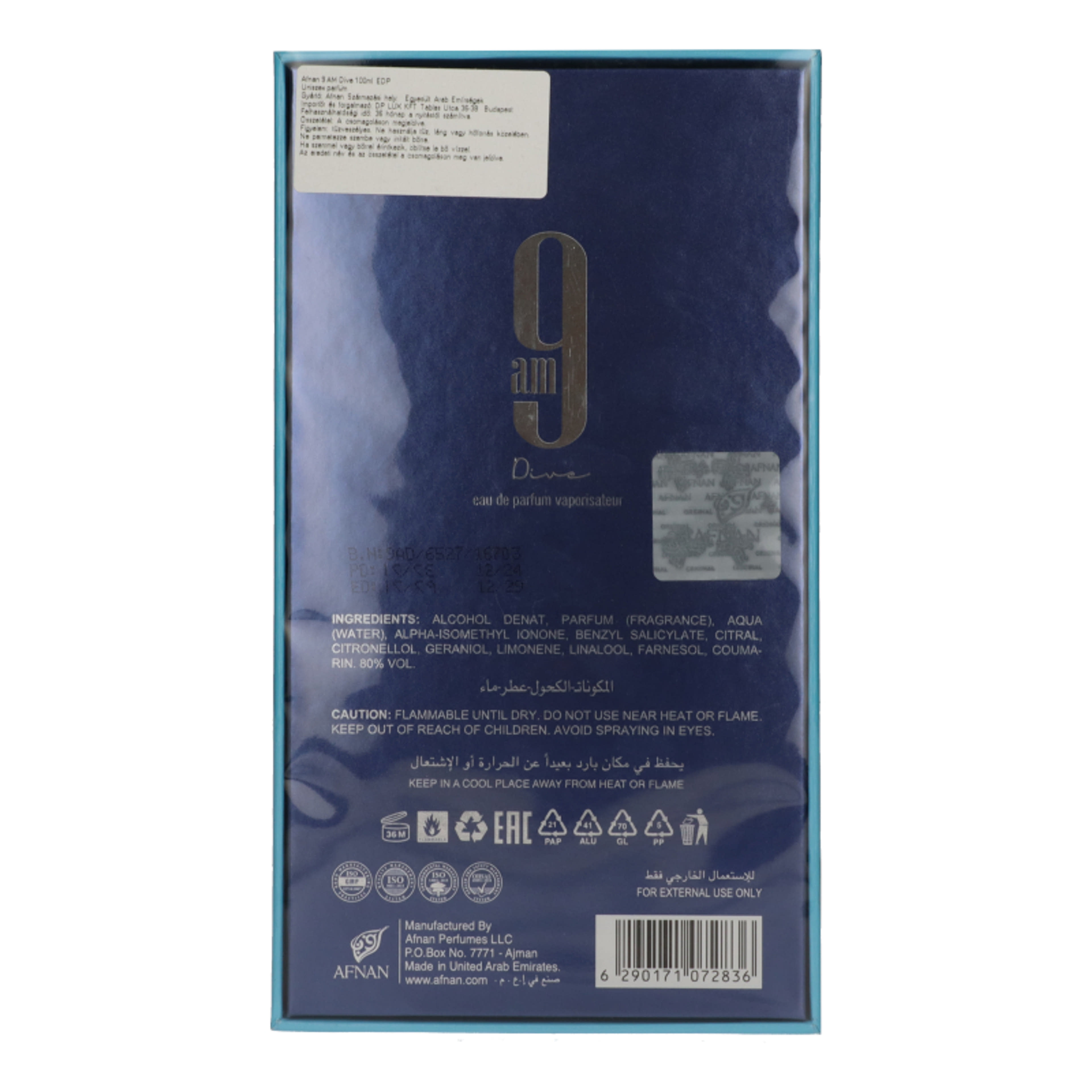 Adnan 9am Dive férfi Eau de Parfum - 100 ml-3