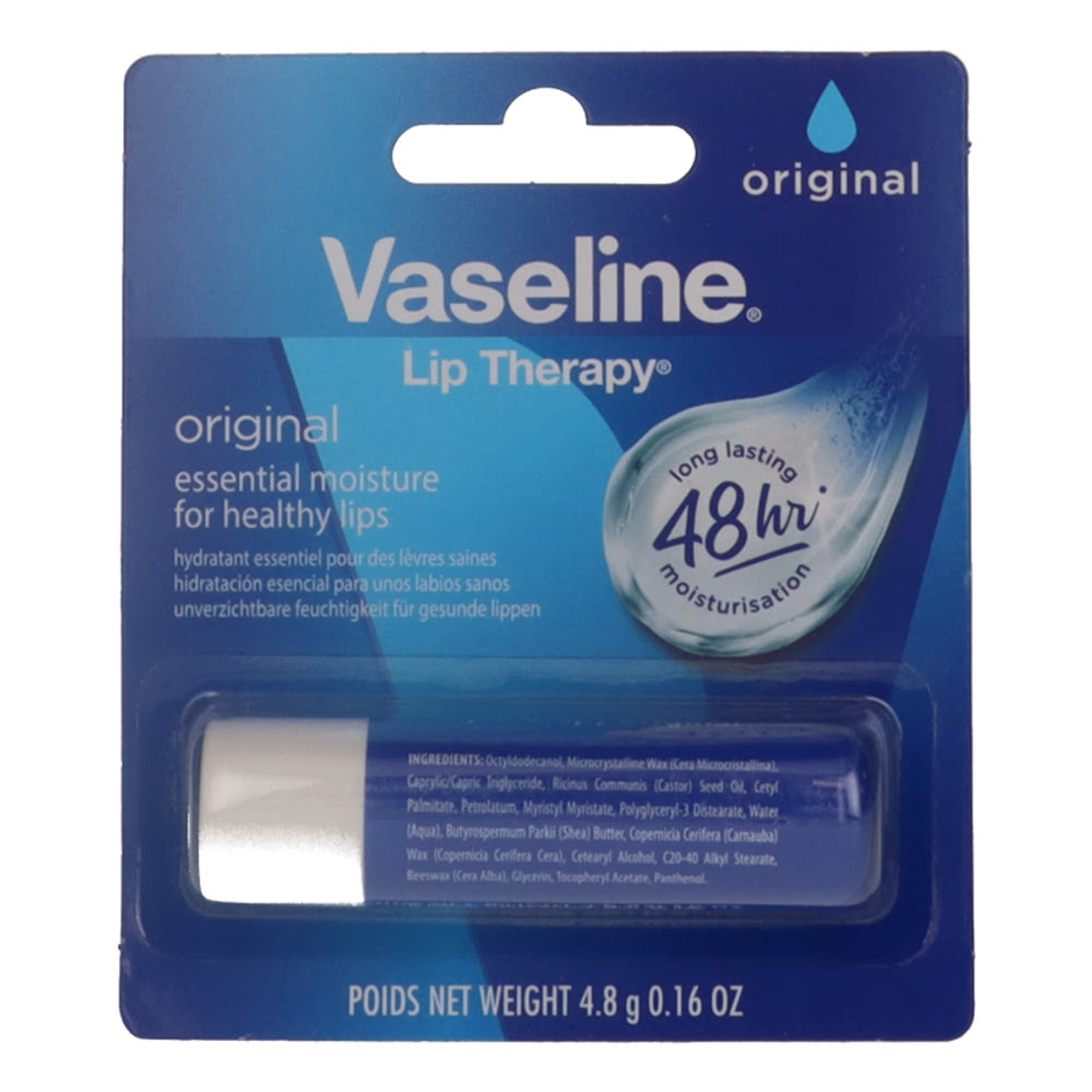Vaseline Lip Therapy Original  ajakbalzsam - 4,8 g