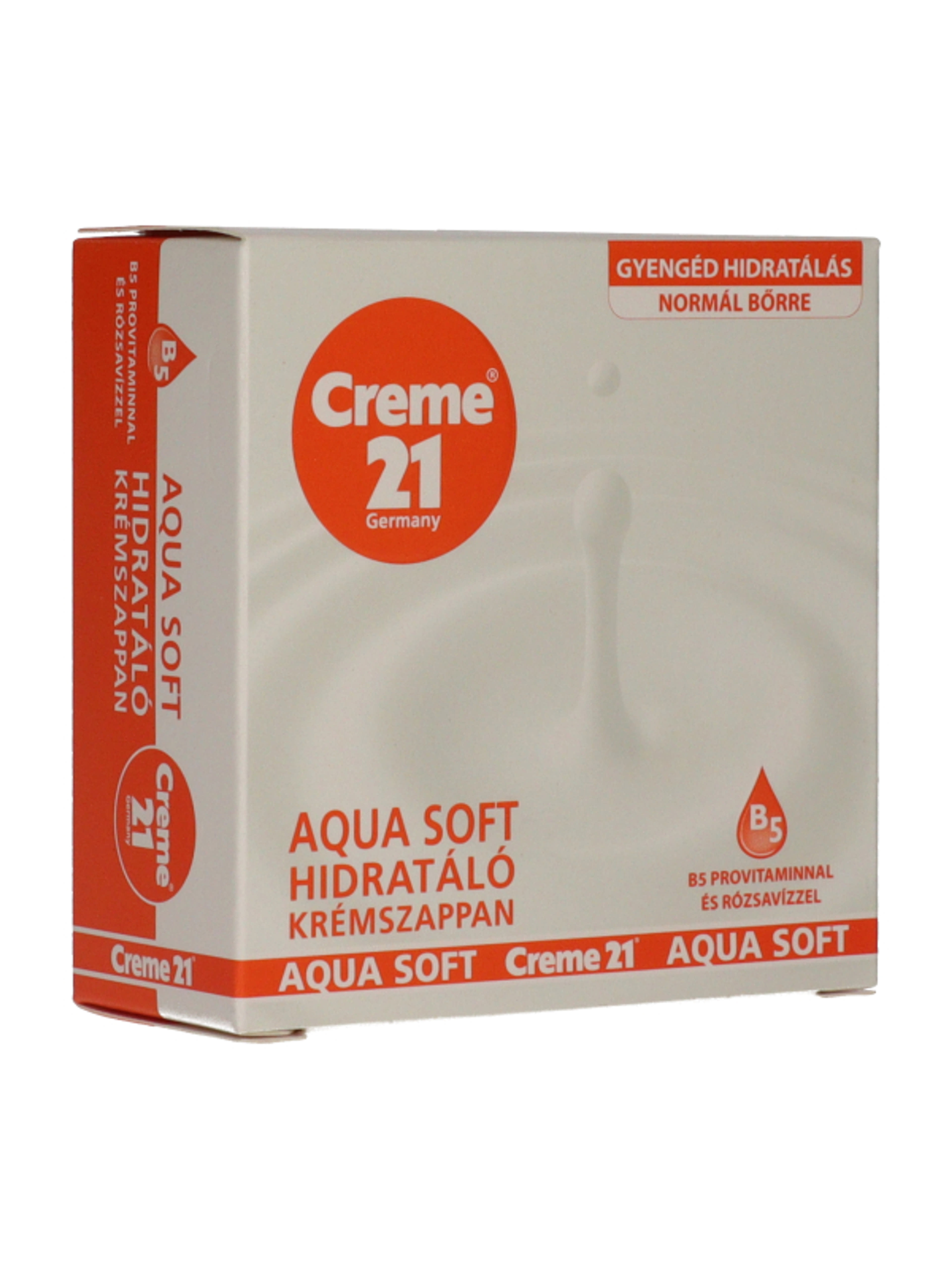 Creme 21 Aqua Soft krémszappan normál bőrre - 125 g-4