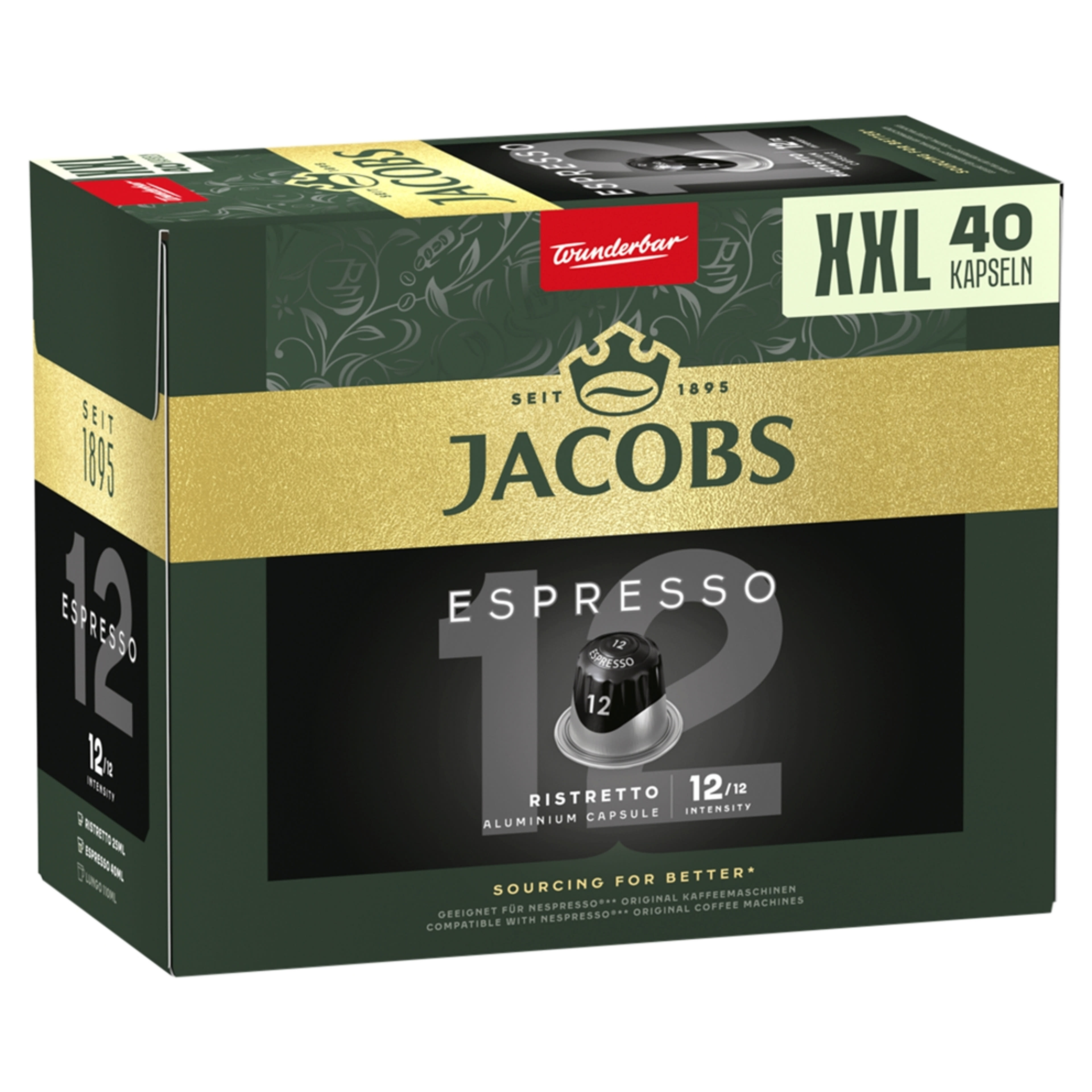 Jacobs Ristretto Nespresso kávékapszula - 40 db-2