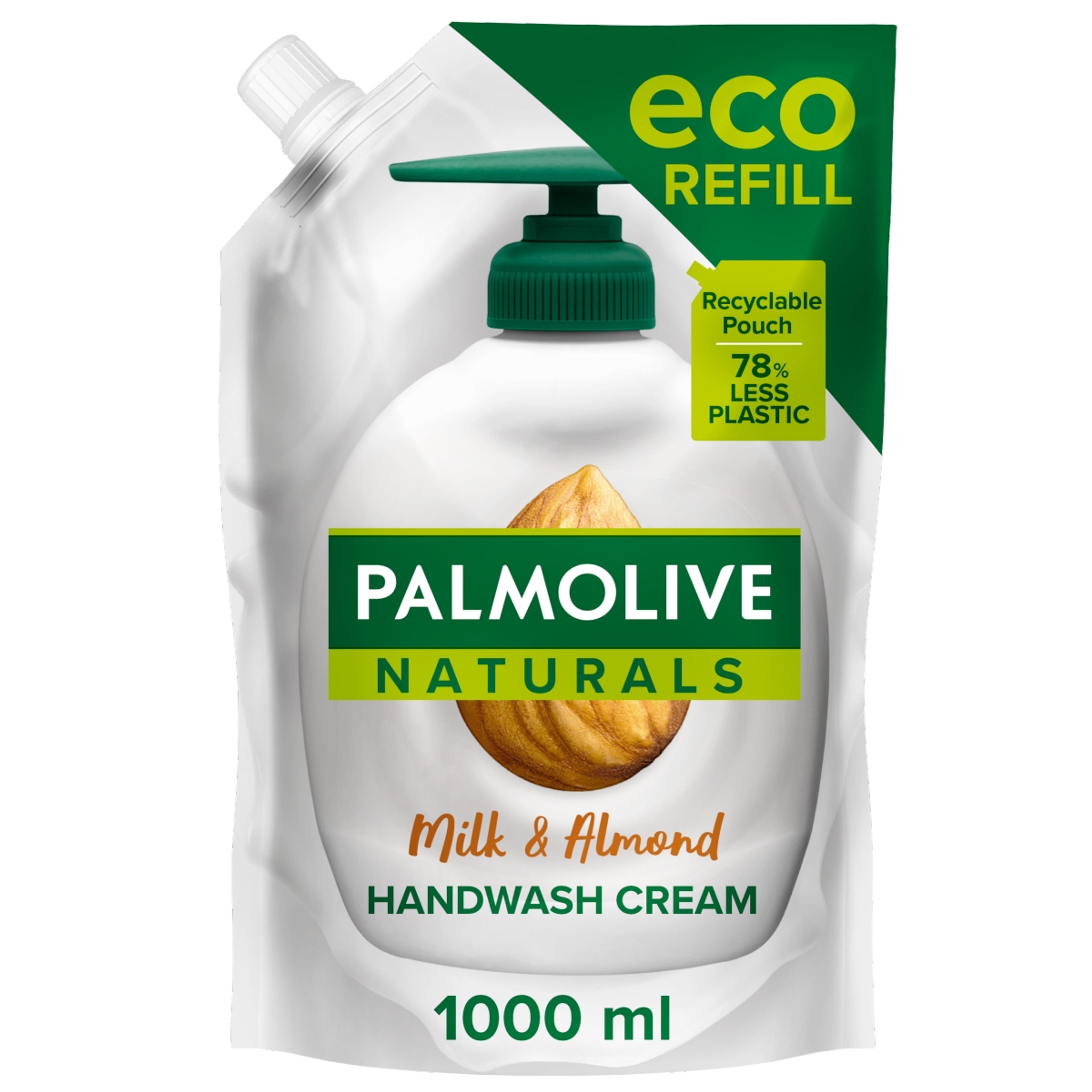 Palmolive Naturals Milk & Almond folyékony szappan utántöltő - 1000 ml-3