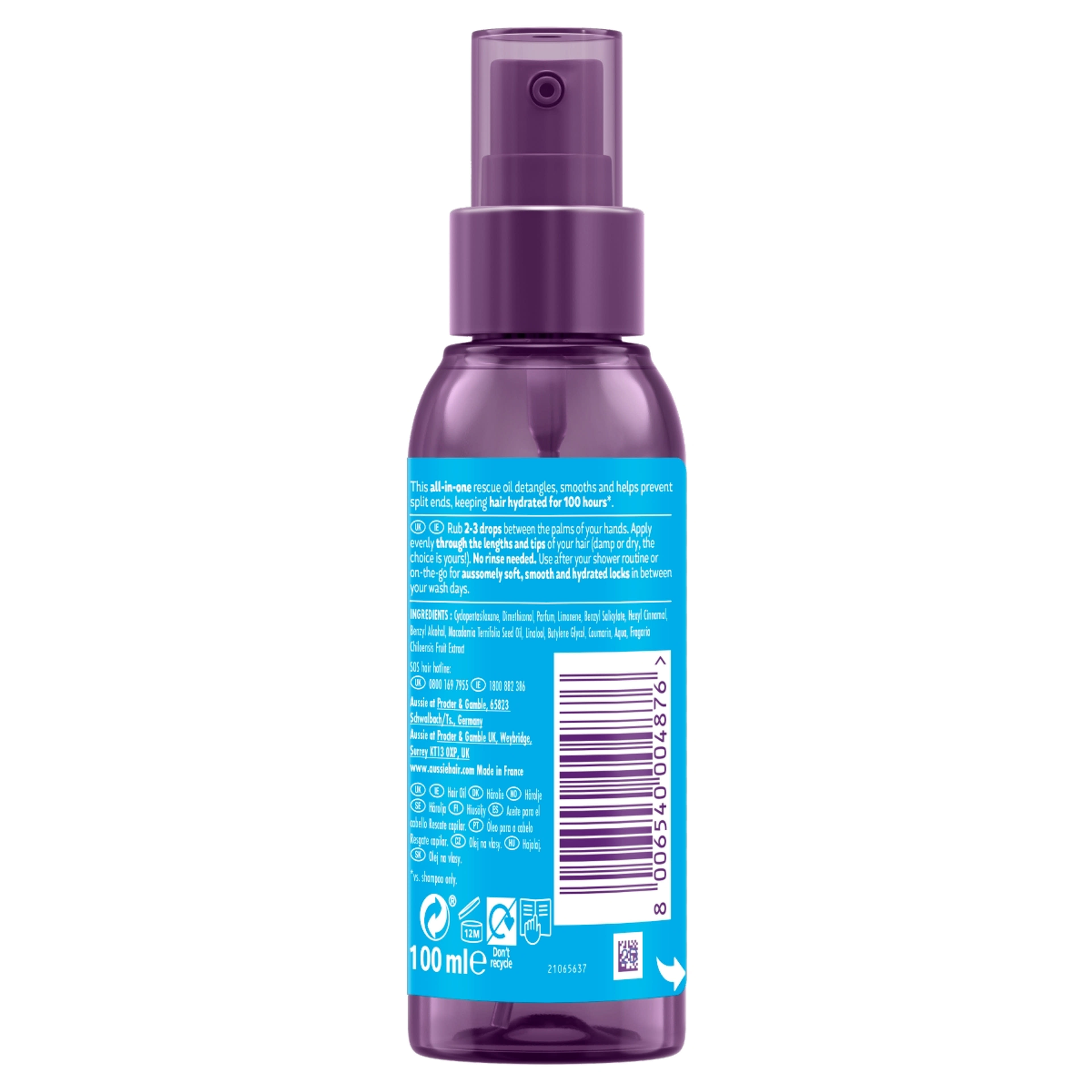 Aussie SOS Hair Rescue szérum olaj - 100 ml-2