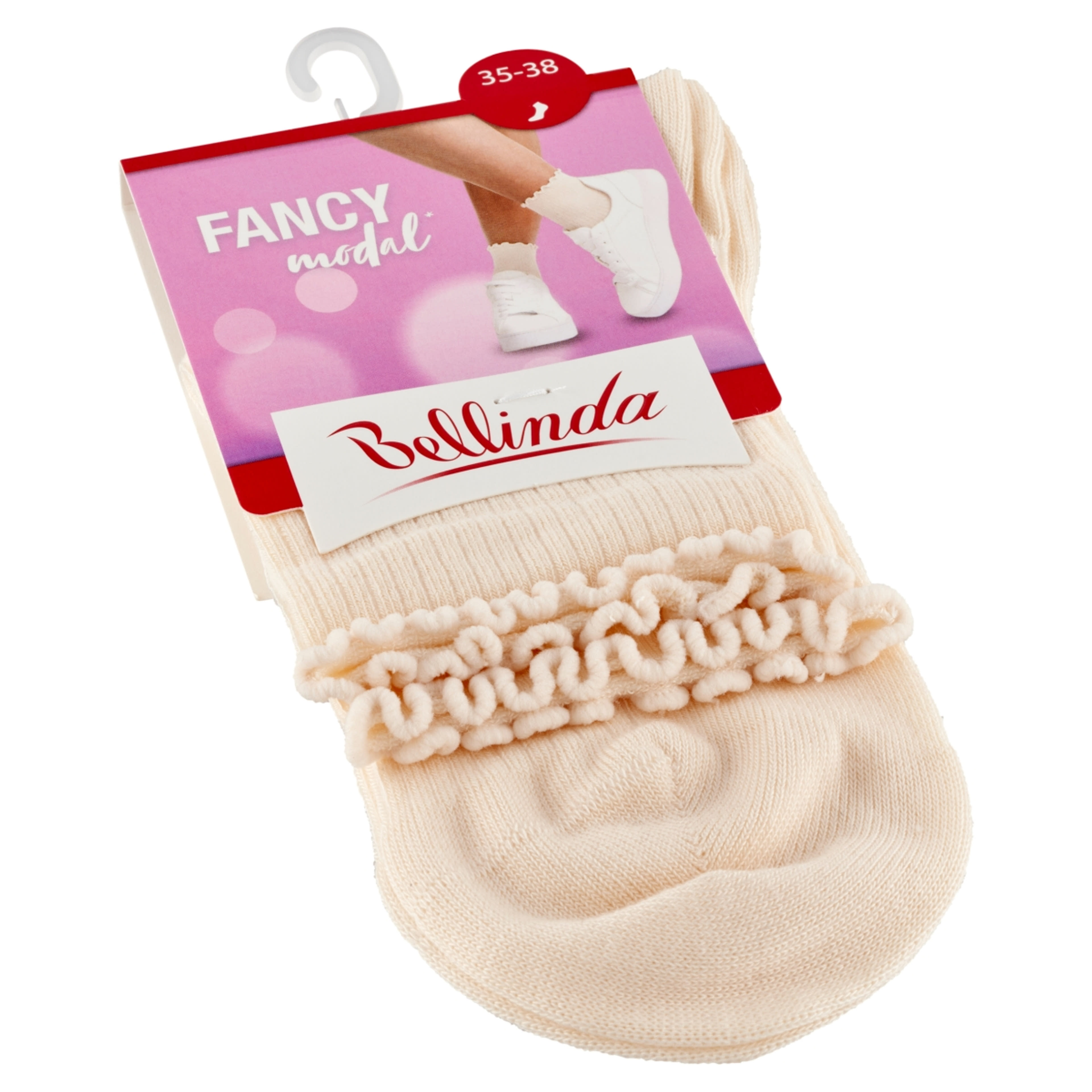Bellinda fancy Modal női zokni 35-38 /krémszínű - 1 db-2