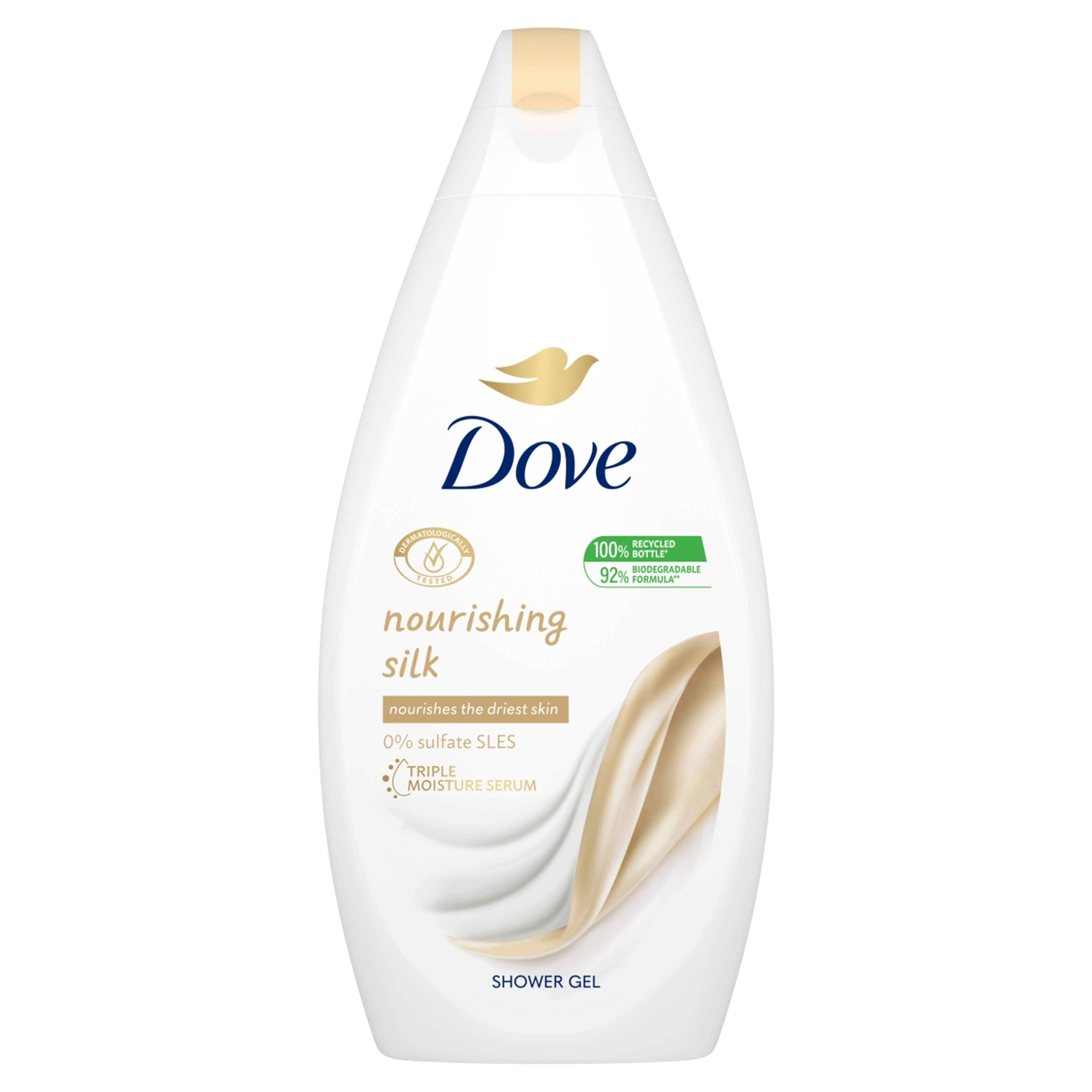 Dove Silk Glow bőrtápláló krémtusfürdő - 500 ml-2