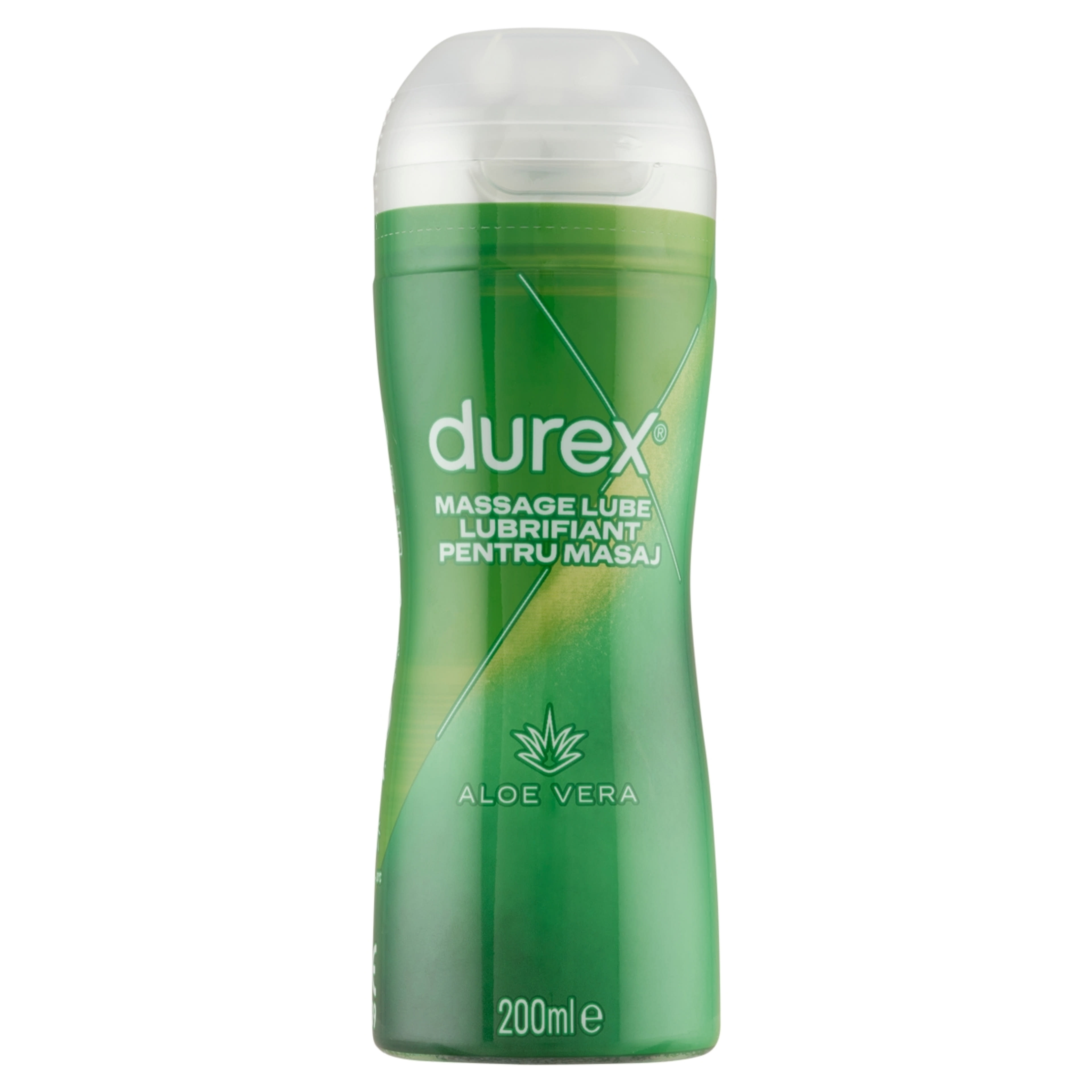 Durex 2in1 bőrnyugtató hatású aloe vera masszázsgél és síkosító - 200 ml