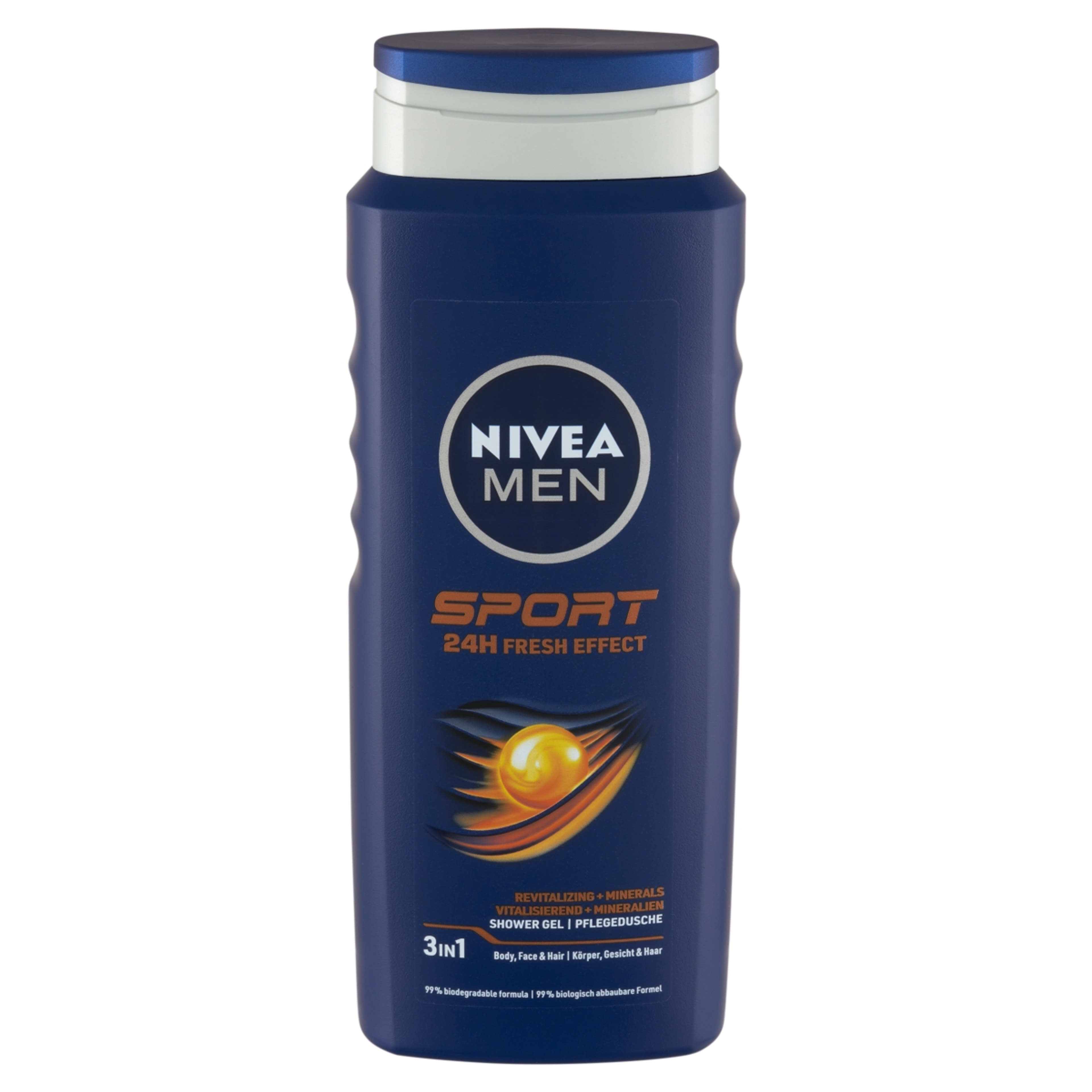 Nivea Men Sport tusfürdő tusoláshoz, arc- és hajmosáshoz - 500 ml-2