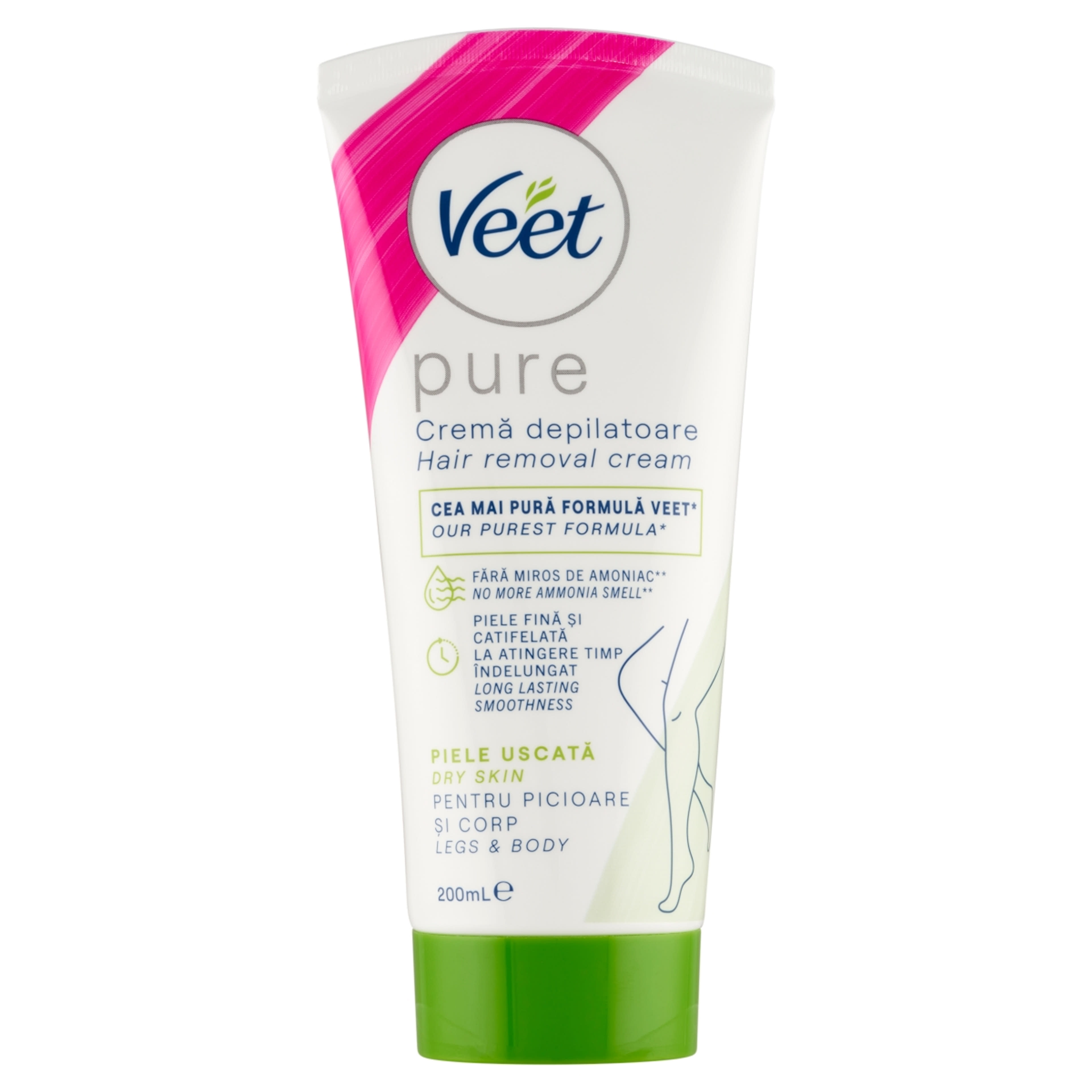 Veet Pure szőrtelenítő krém száraz bőrre - 200 ml-1