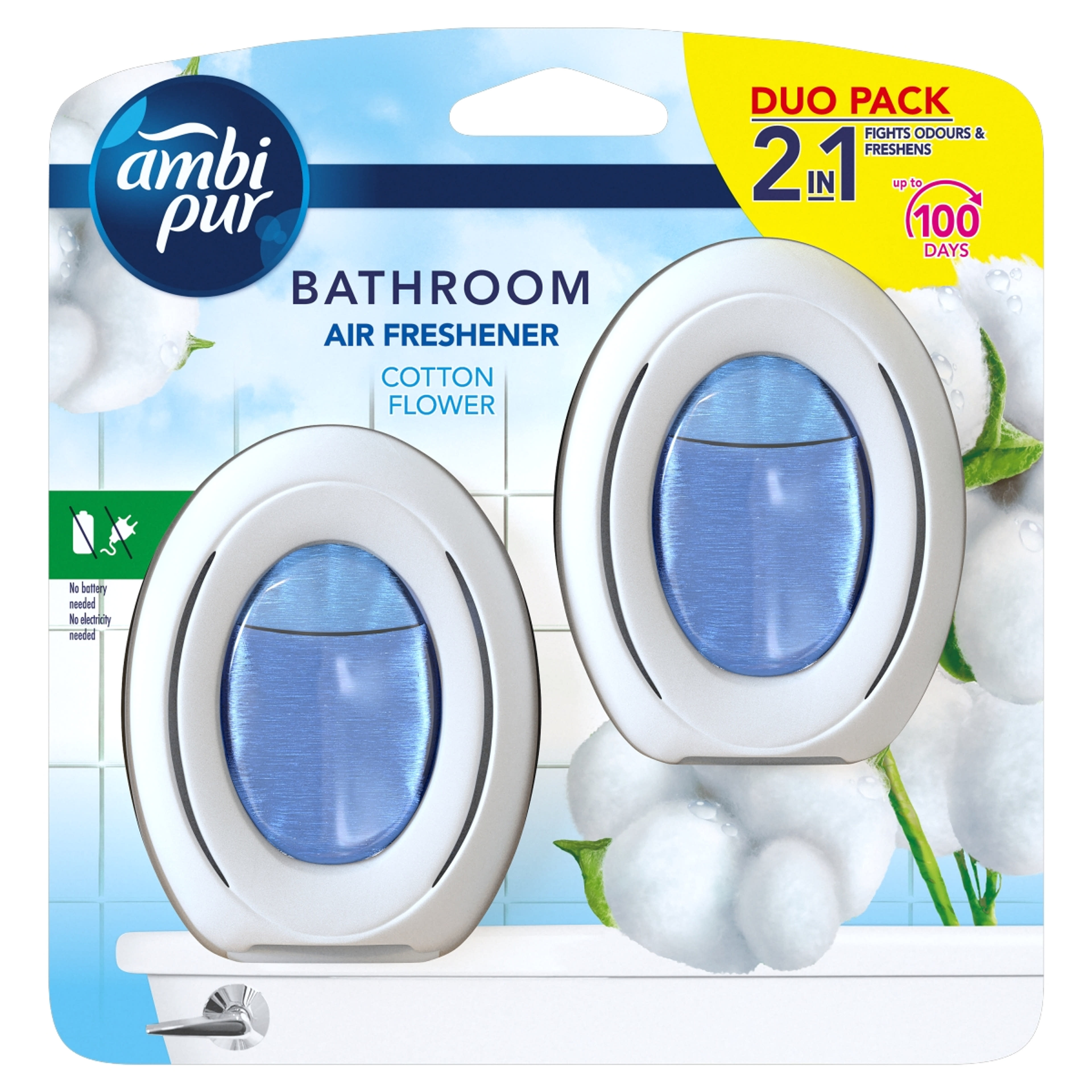 Ambi Pur Cotton fürdőszobai légfrissítő - 15 ml