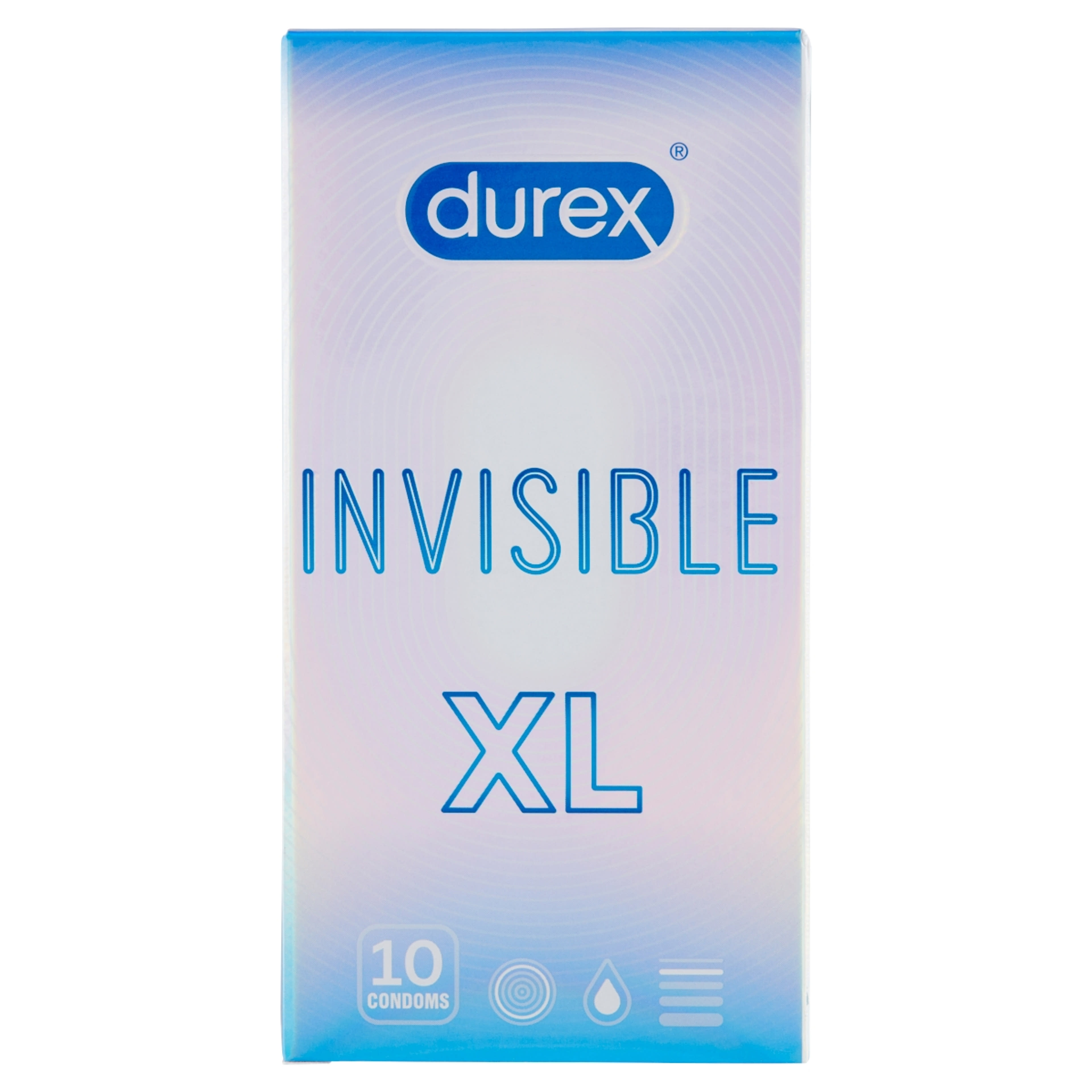 Durex óvszer invisible xl - 10 db-1