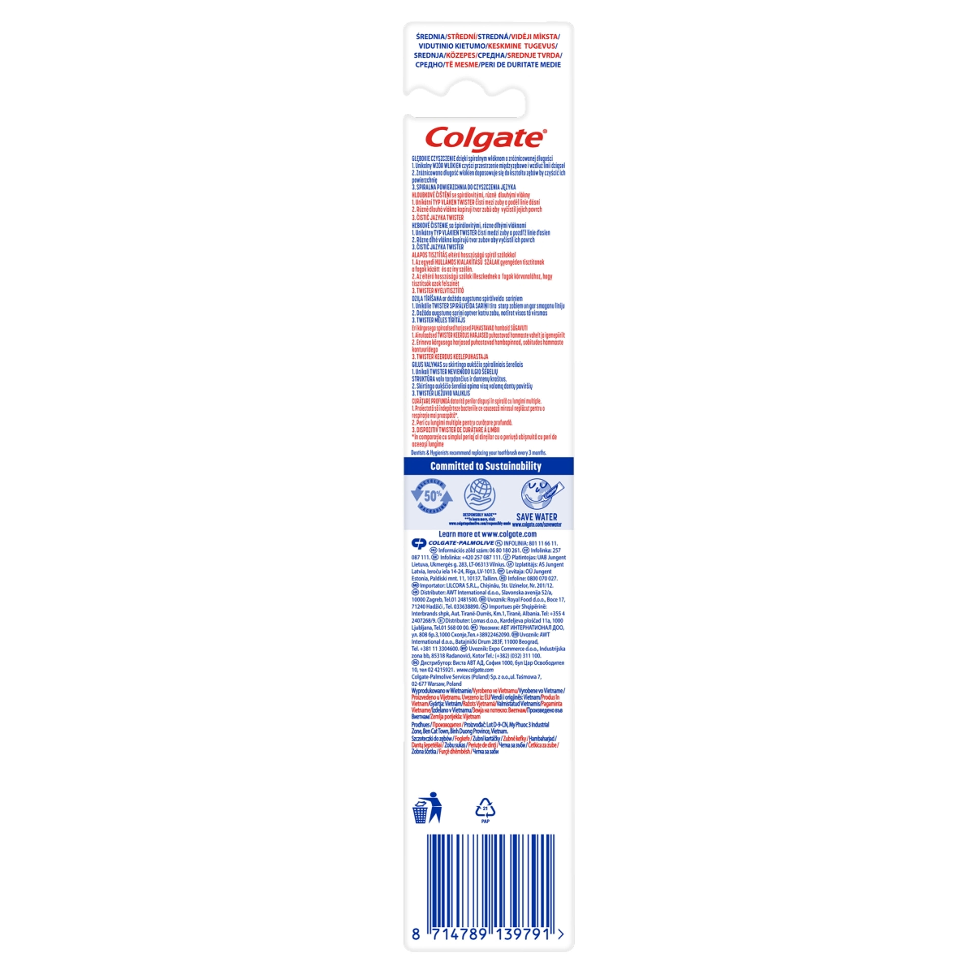 Colgate Twister fogkefe duo - 1 db-2