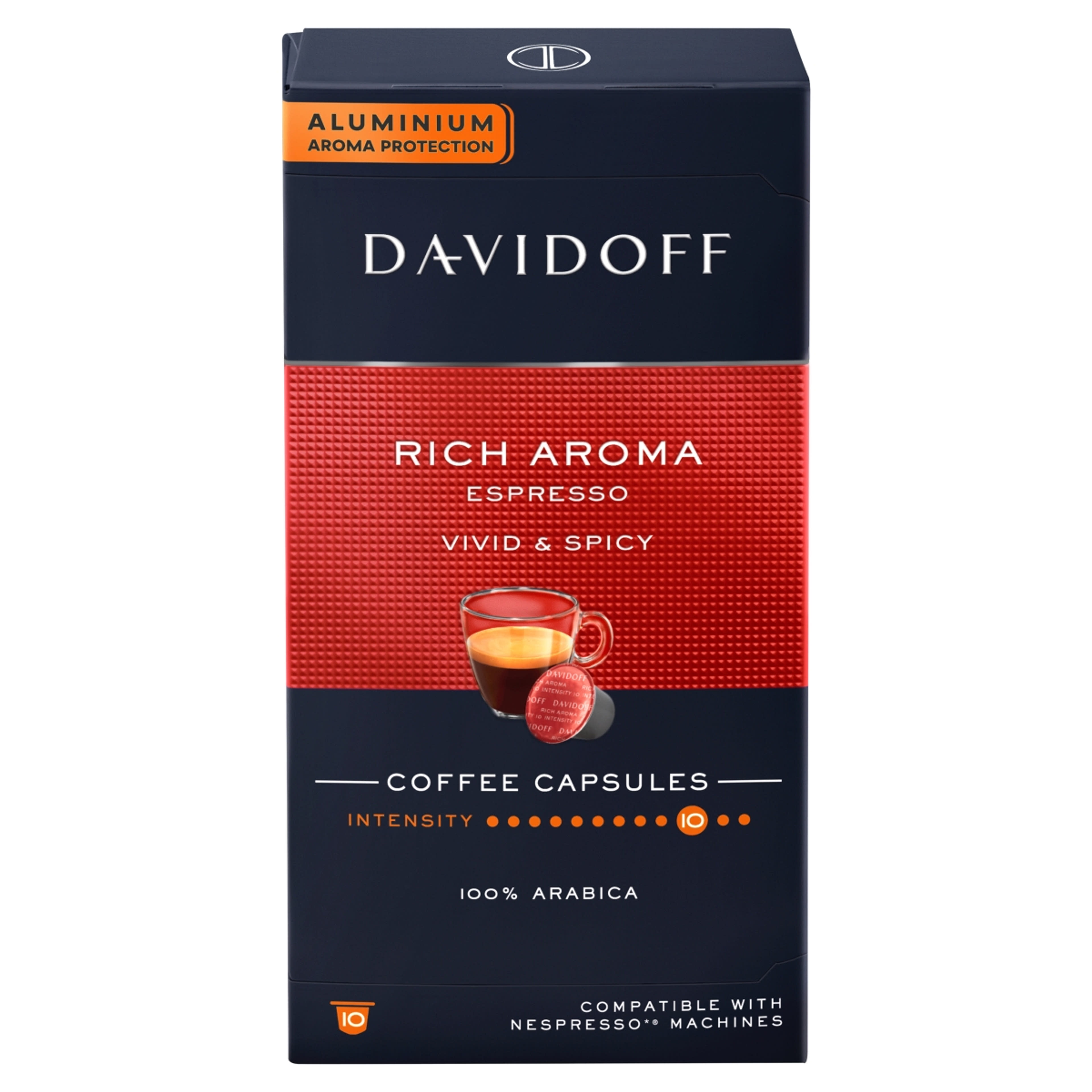 Davidoff Rich Aroma Espresso Nesspresso kávékapszula - 10 db
