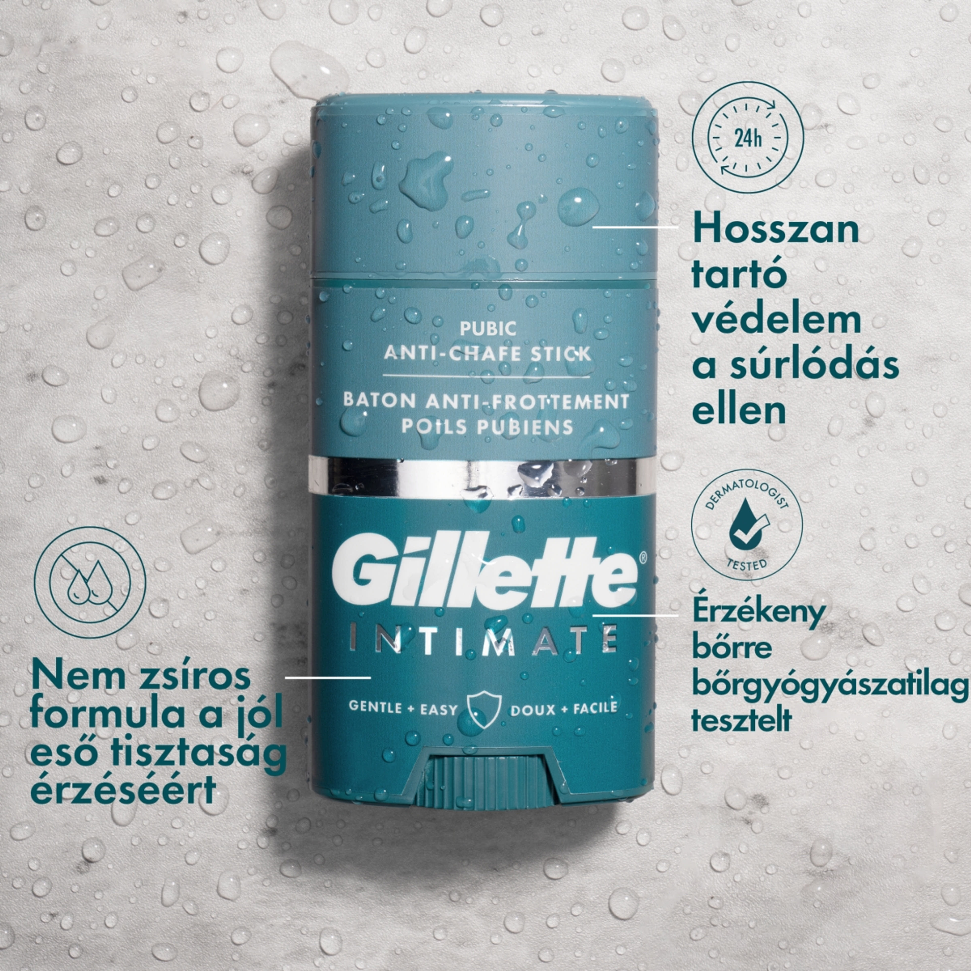 Gillette Intimate Pubic Anti-chafe stift - 48 g-7