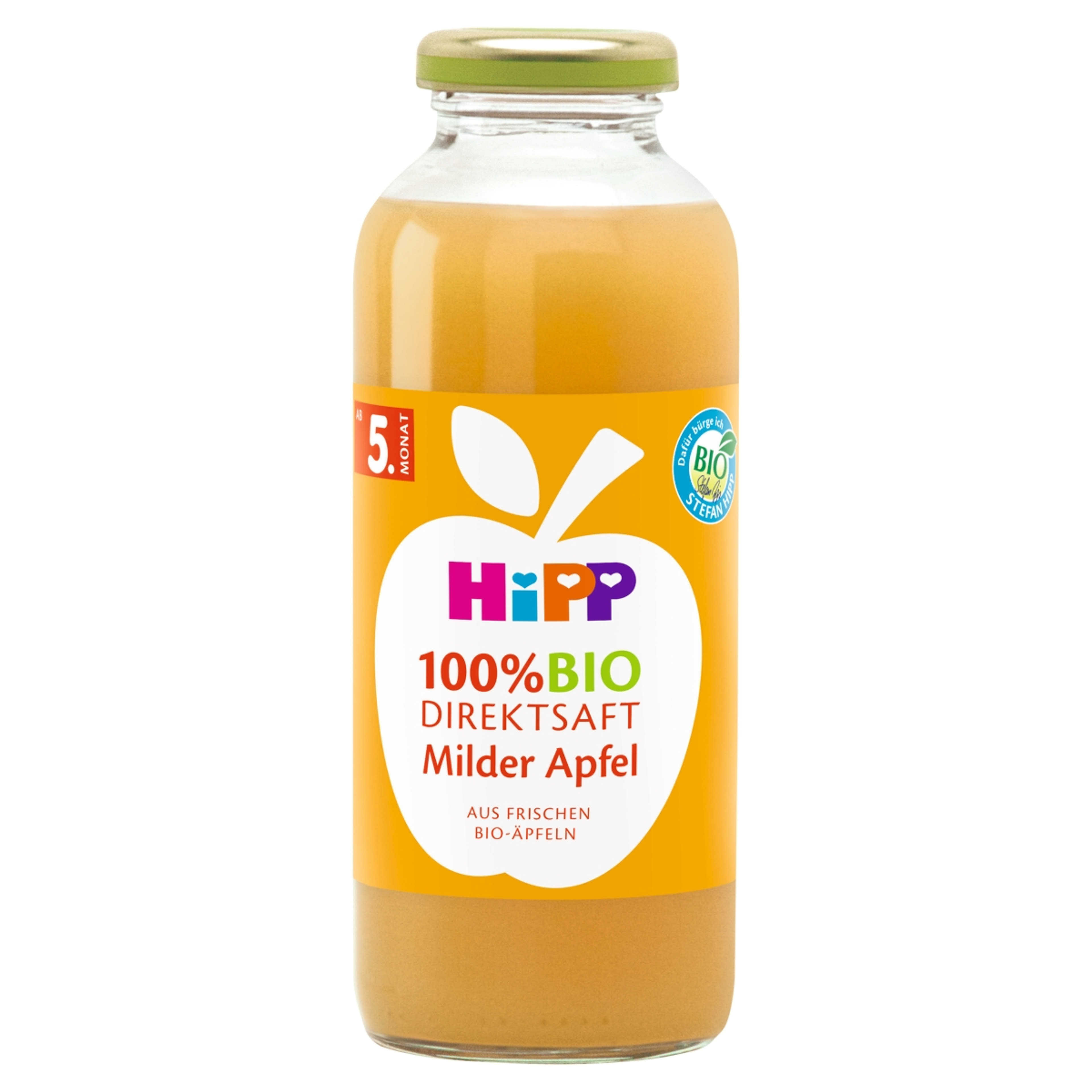 Hipp Bio Direktsaft 100% almalé, 5 hónapos kortól - 330 ml