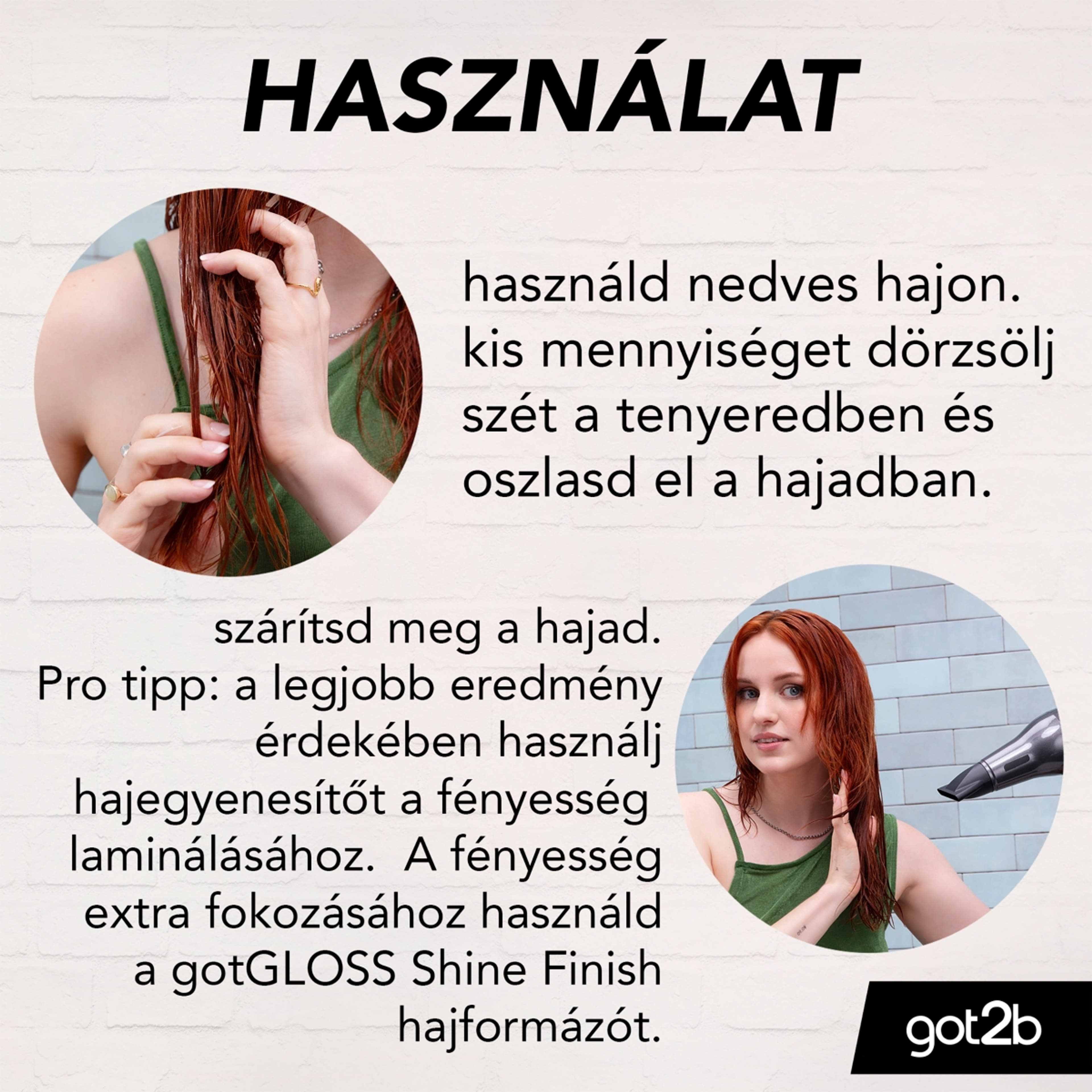 Got2b gotGloss Shine Primer hajsimitó - 150 ml-3