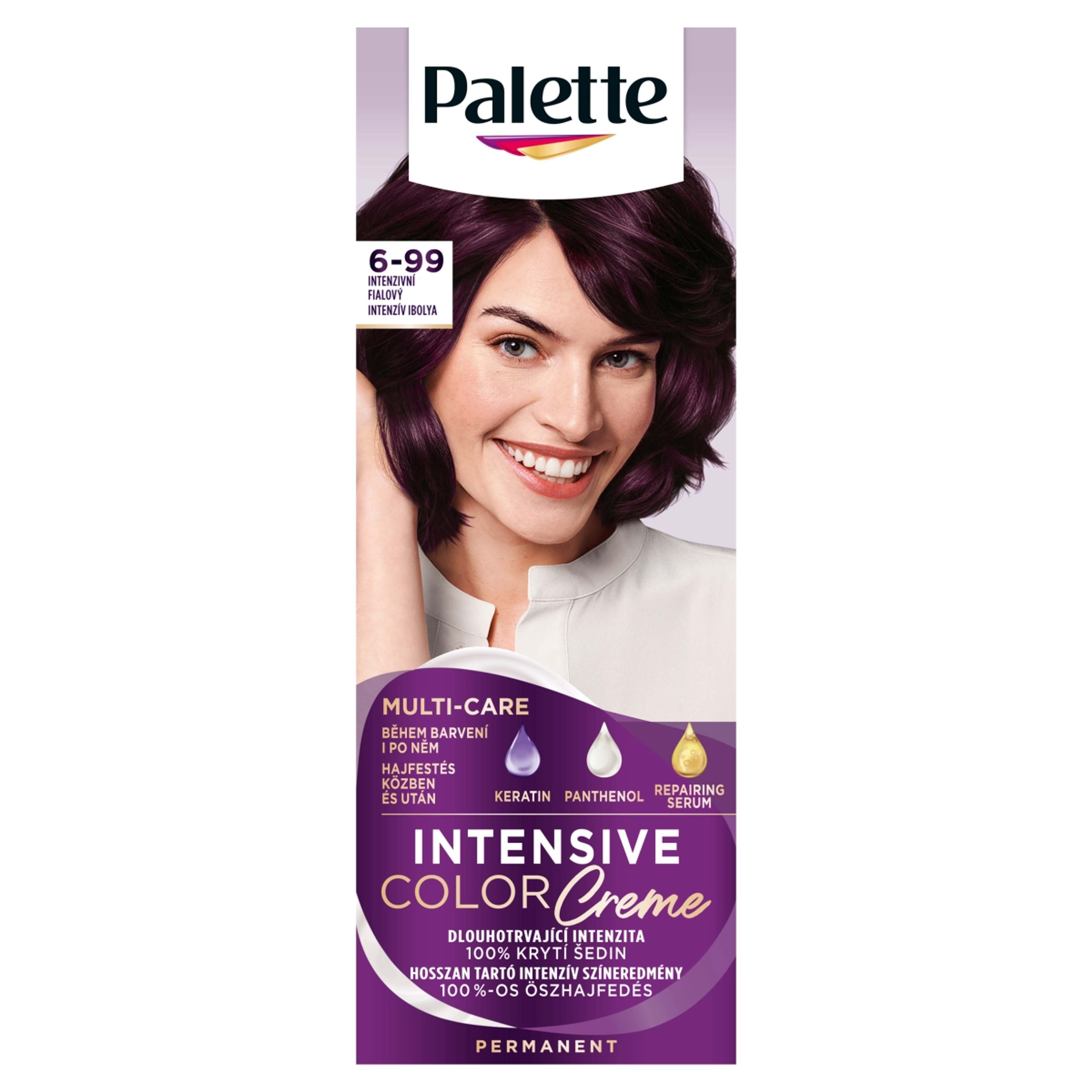 Schwarzkopf Palette Intensive Color Creme hajfesték V5 intenzív ibolya - 1 db-1